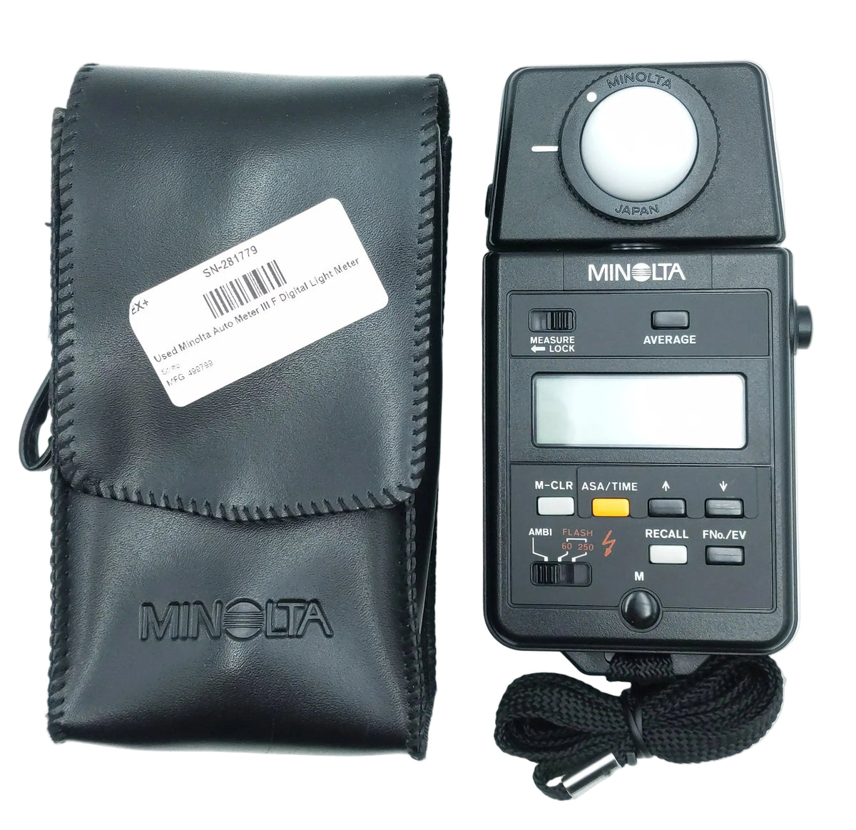 Used Minolta Auto Meter III F Digital Light Meter