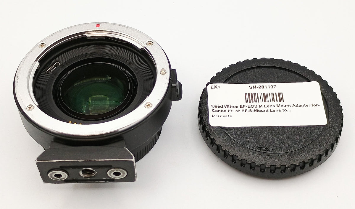Used Viltrox EF-EOS M Lens Mount Adapter for Canon EF or EF-S-Mount Lens to Canon EF-M Mount Camera