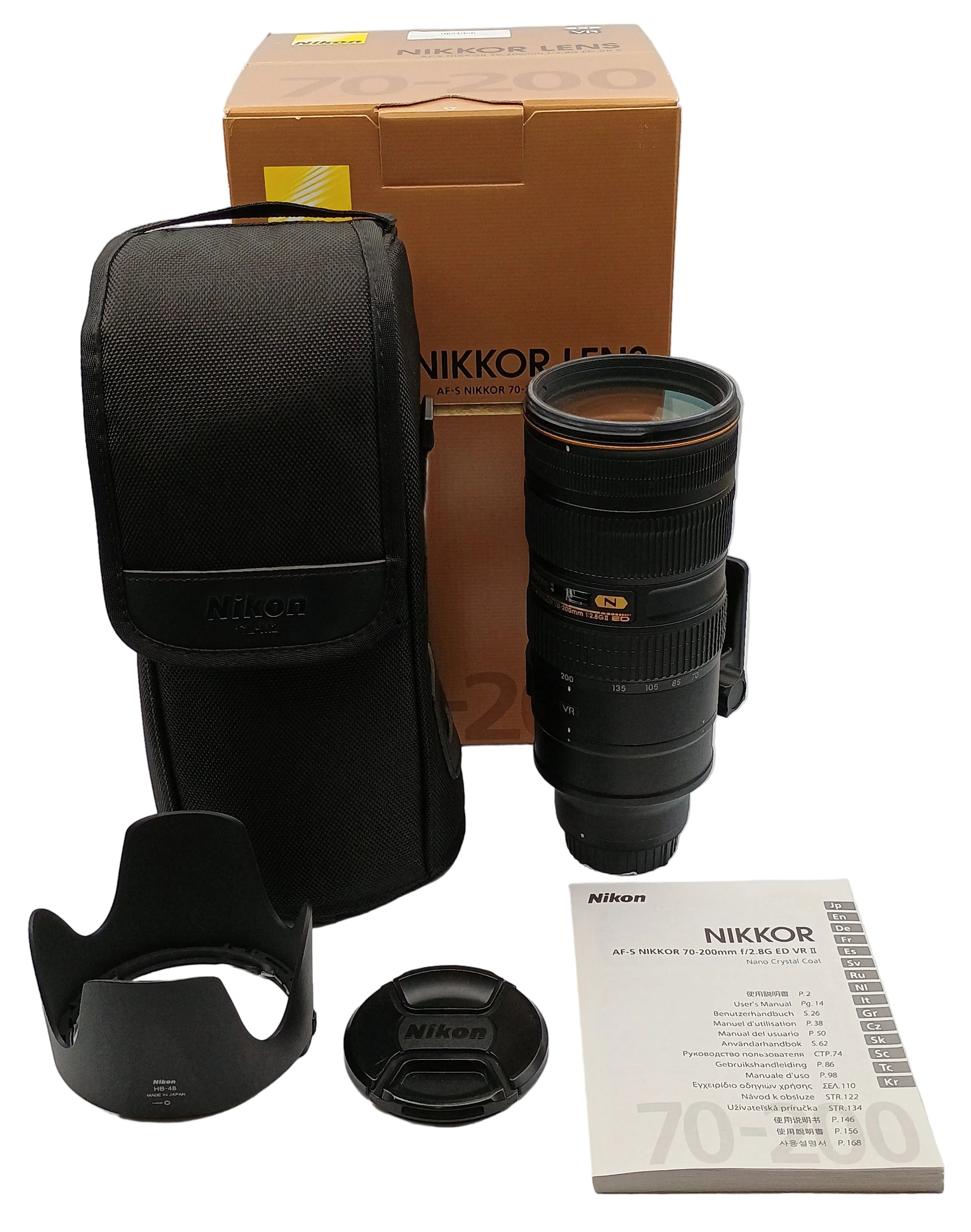USED Nikon 70-200mm F2.8 G VR II ED Lens
