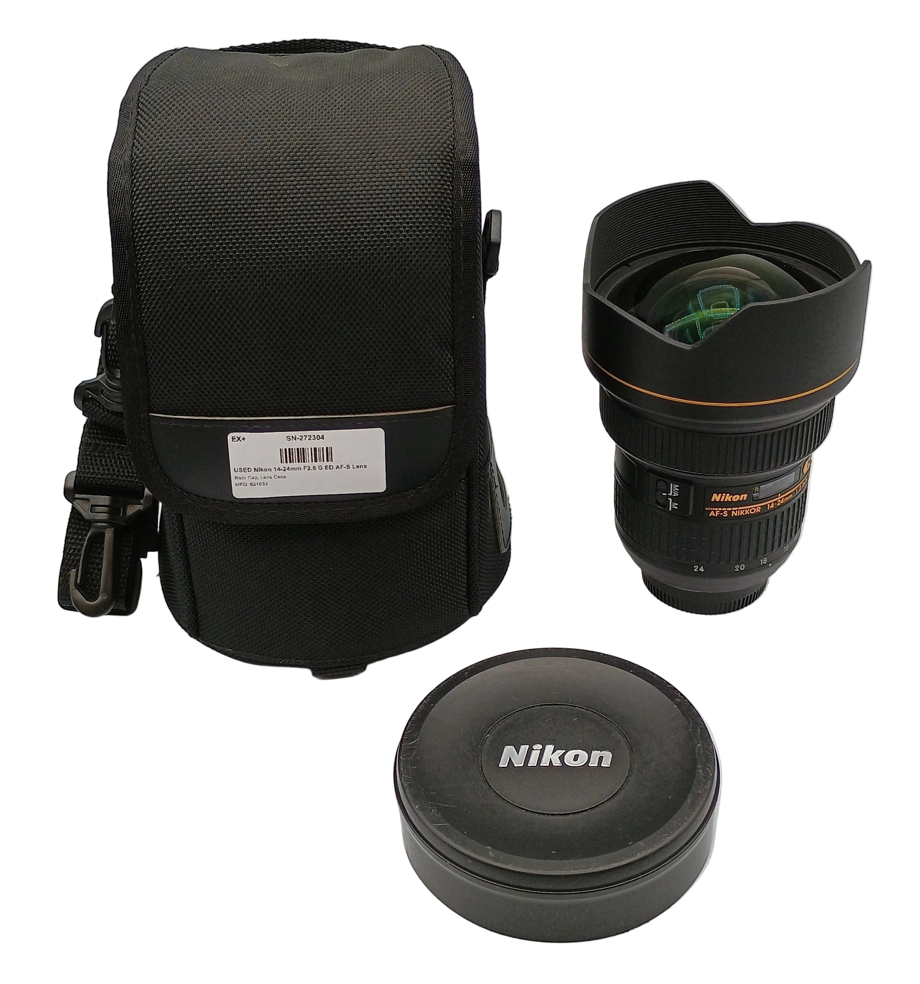 USED Nikon 14-24mm F2.8 G ED AF-S Lens