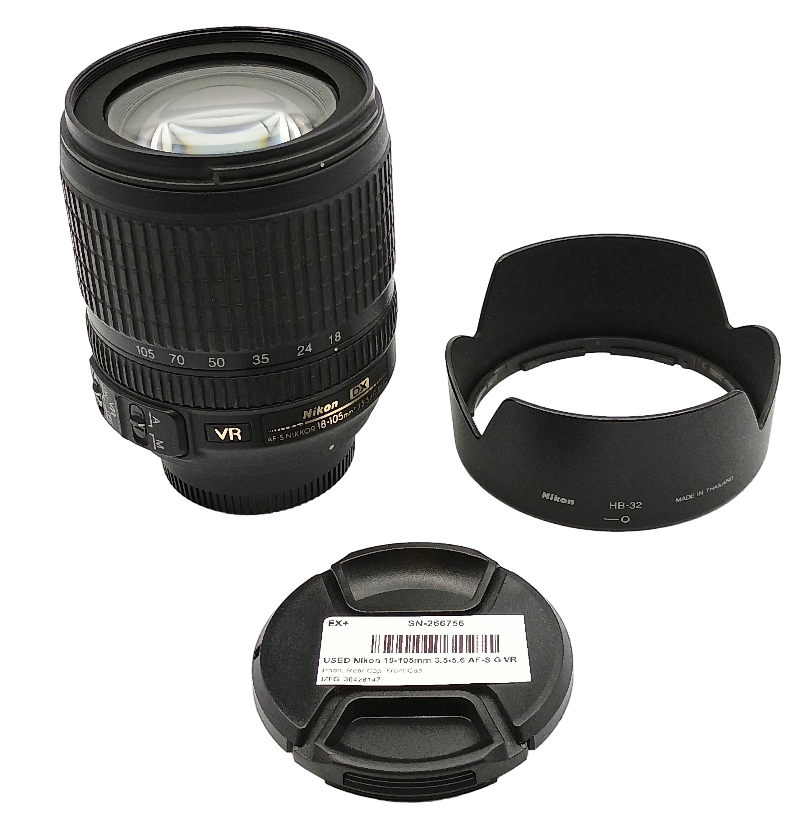 USED Nikon 18-105mm 3.5-5.6 AF-S G VR