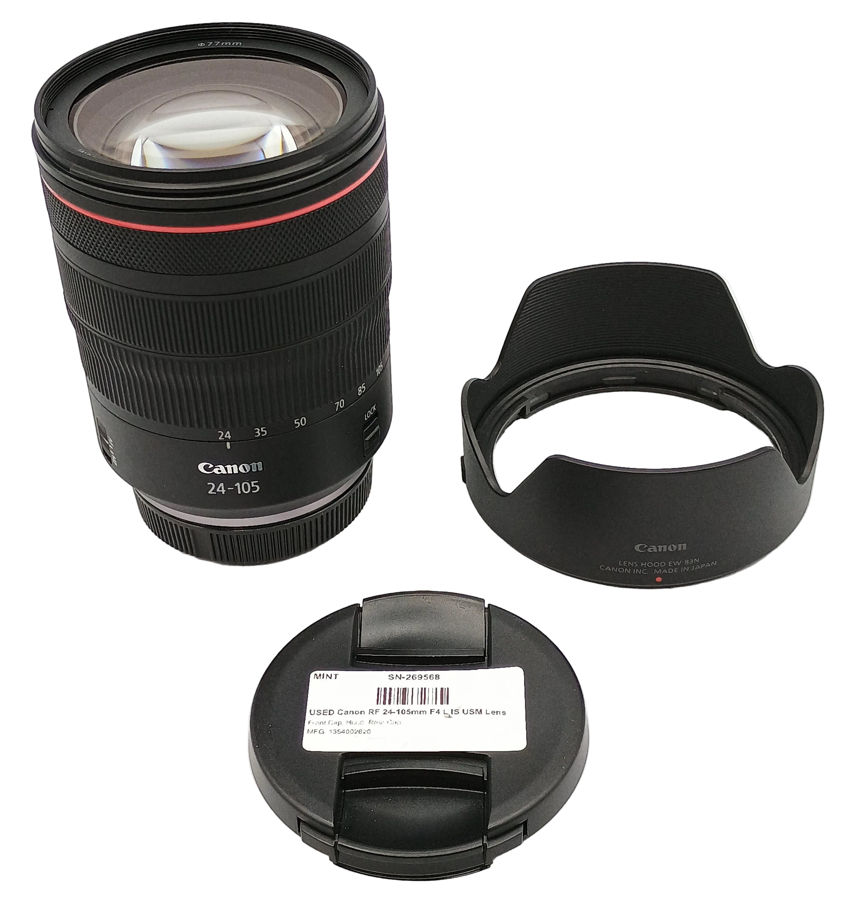 USED Canon RF 24-105mm F4 L IS USM Lens