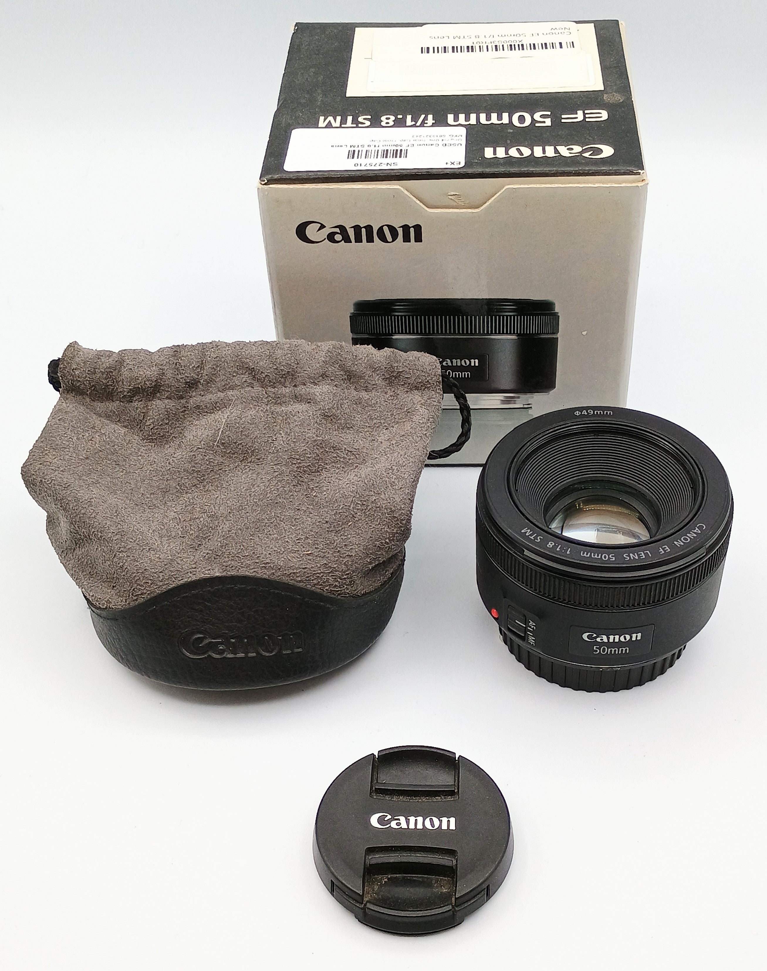 USED Canon EF 50mm f1.8 STM Lens