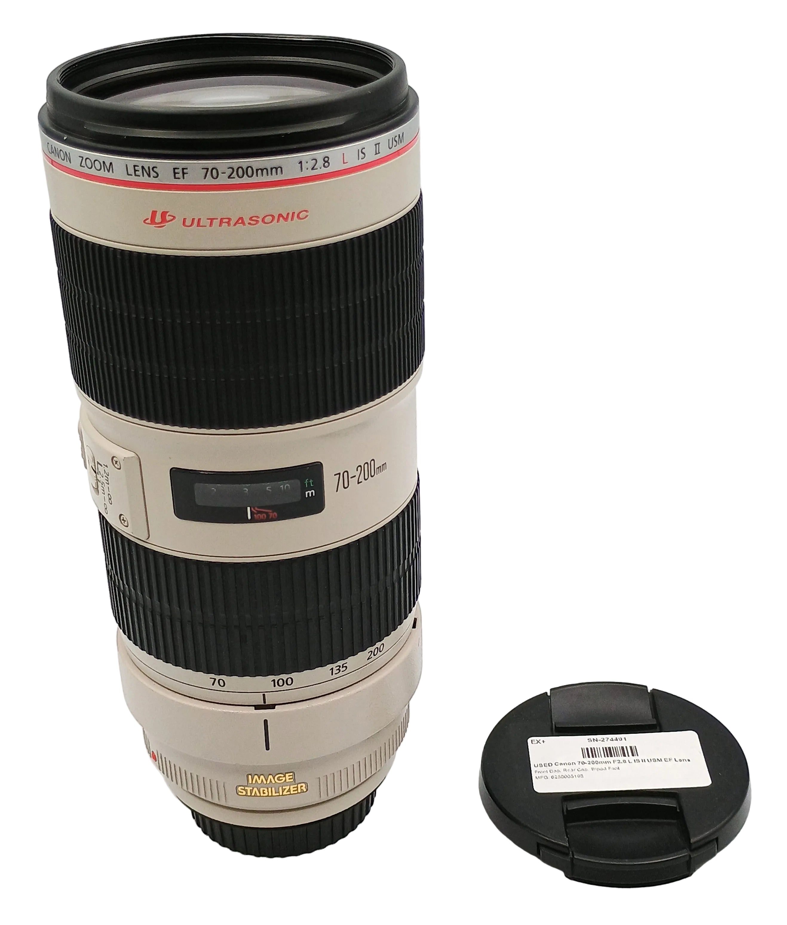 USED Canon 70-200mm F2.8 L IS II USM EF Lens