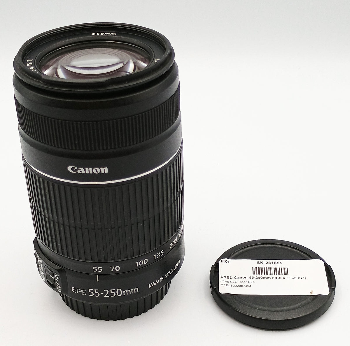 USED Canon 55-250mm F4-5.6 EF-S IS II