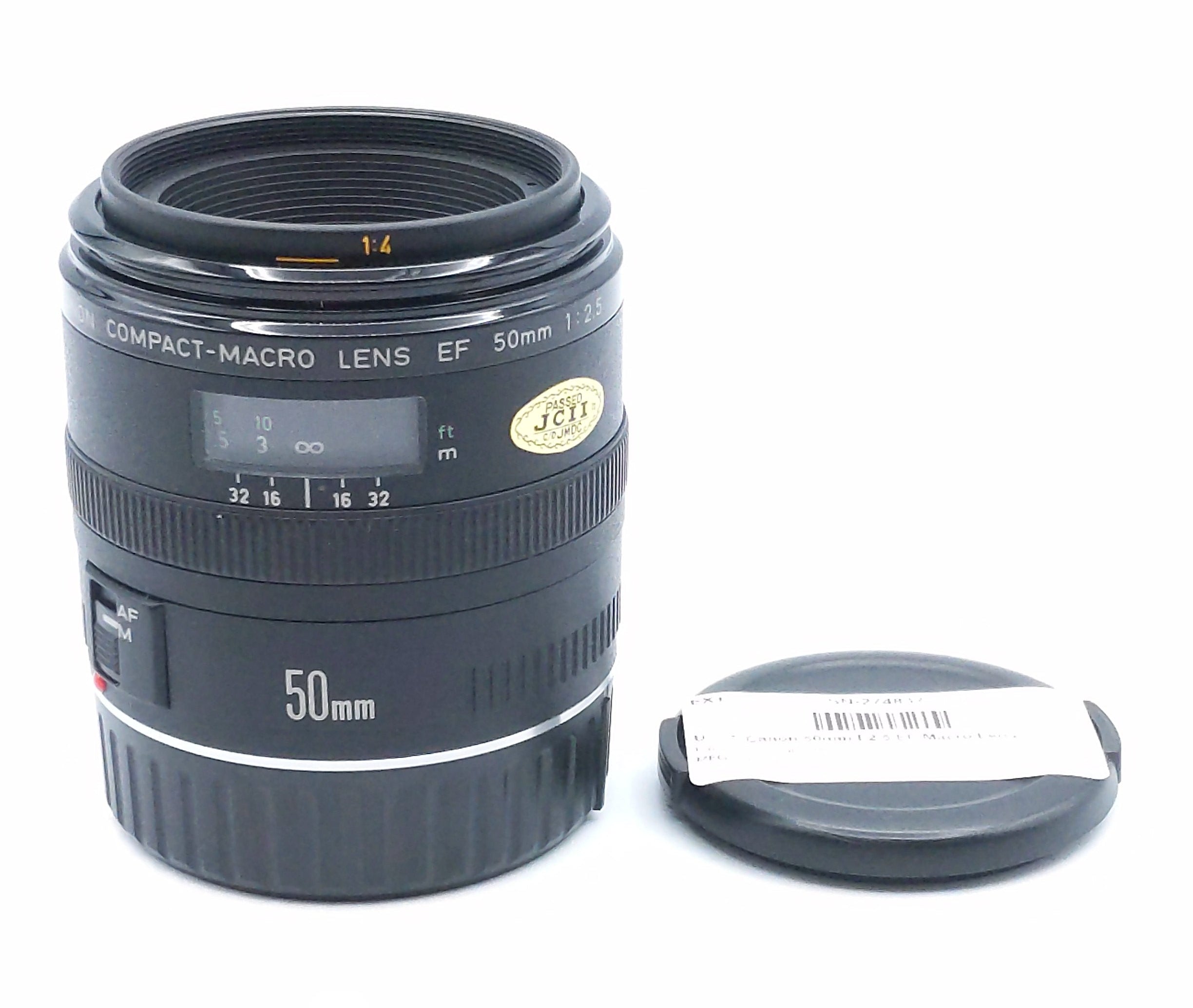 USED Canon 50mm F2.5 EF Macro Lens