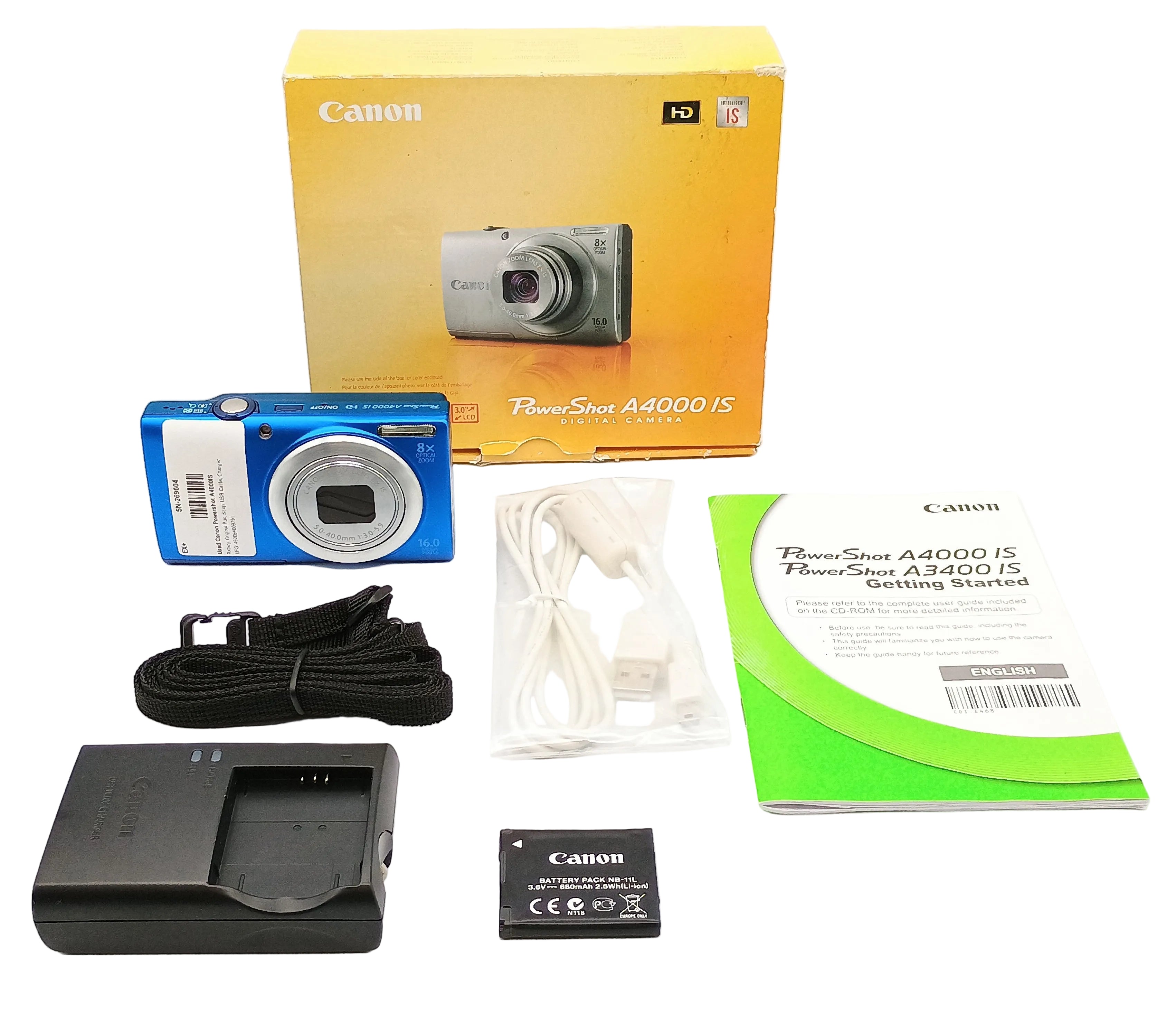 Used Canon Powershot A4000IS