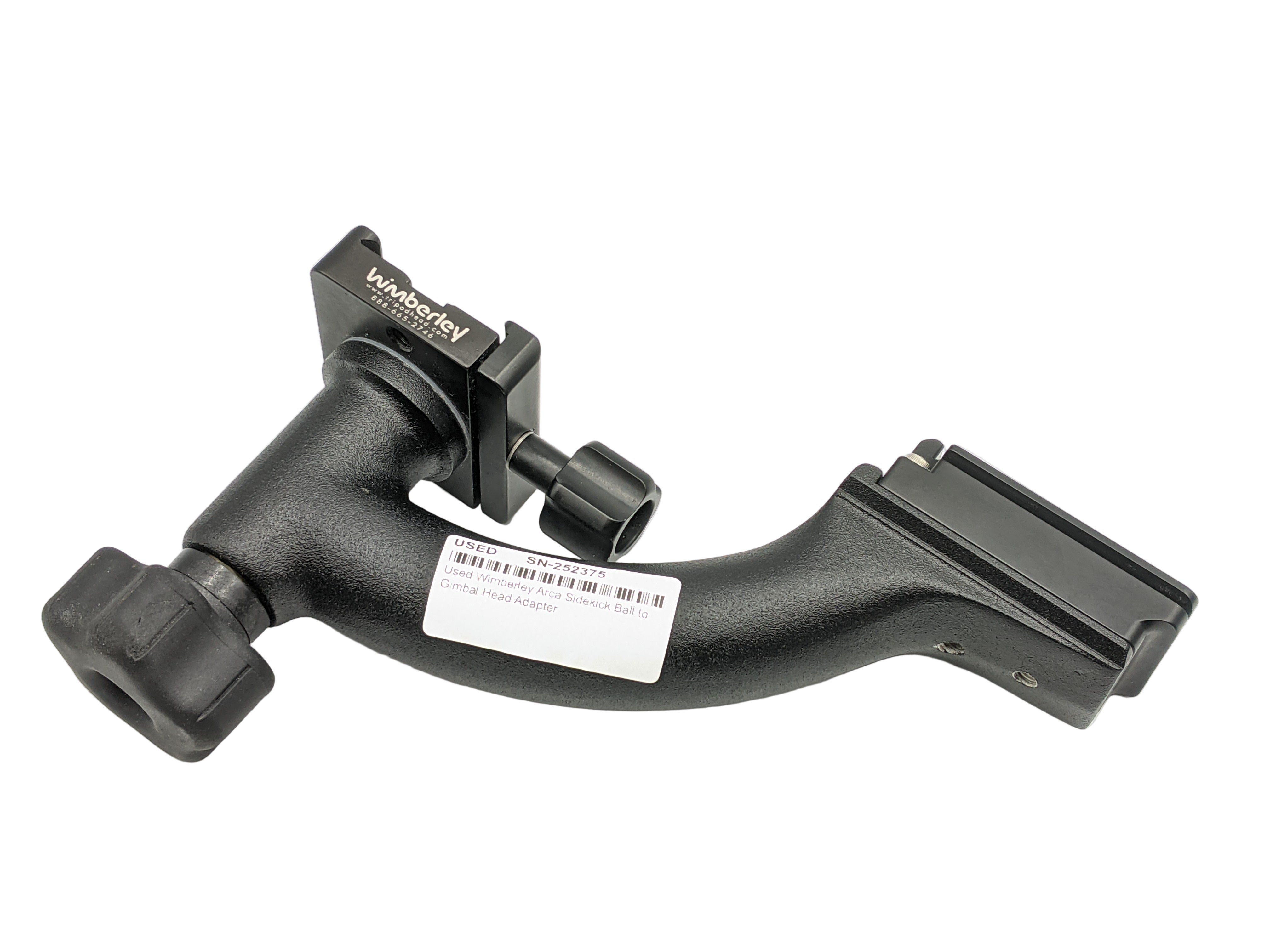 Used Wimberley Arca Sidekick Ball to Gimbal Head Adapter