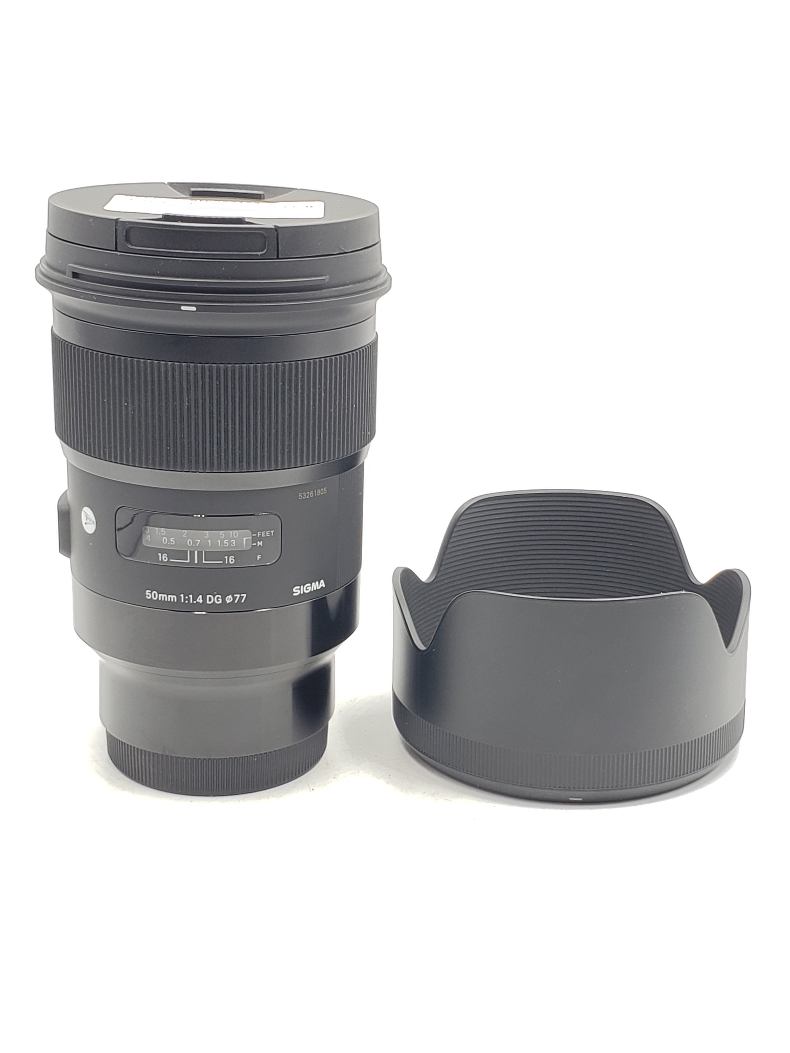 USED Sigma 50mm f/1.4 DG HSM Art Lens for Sony E