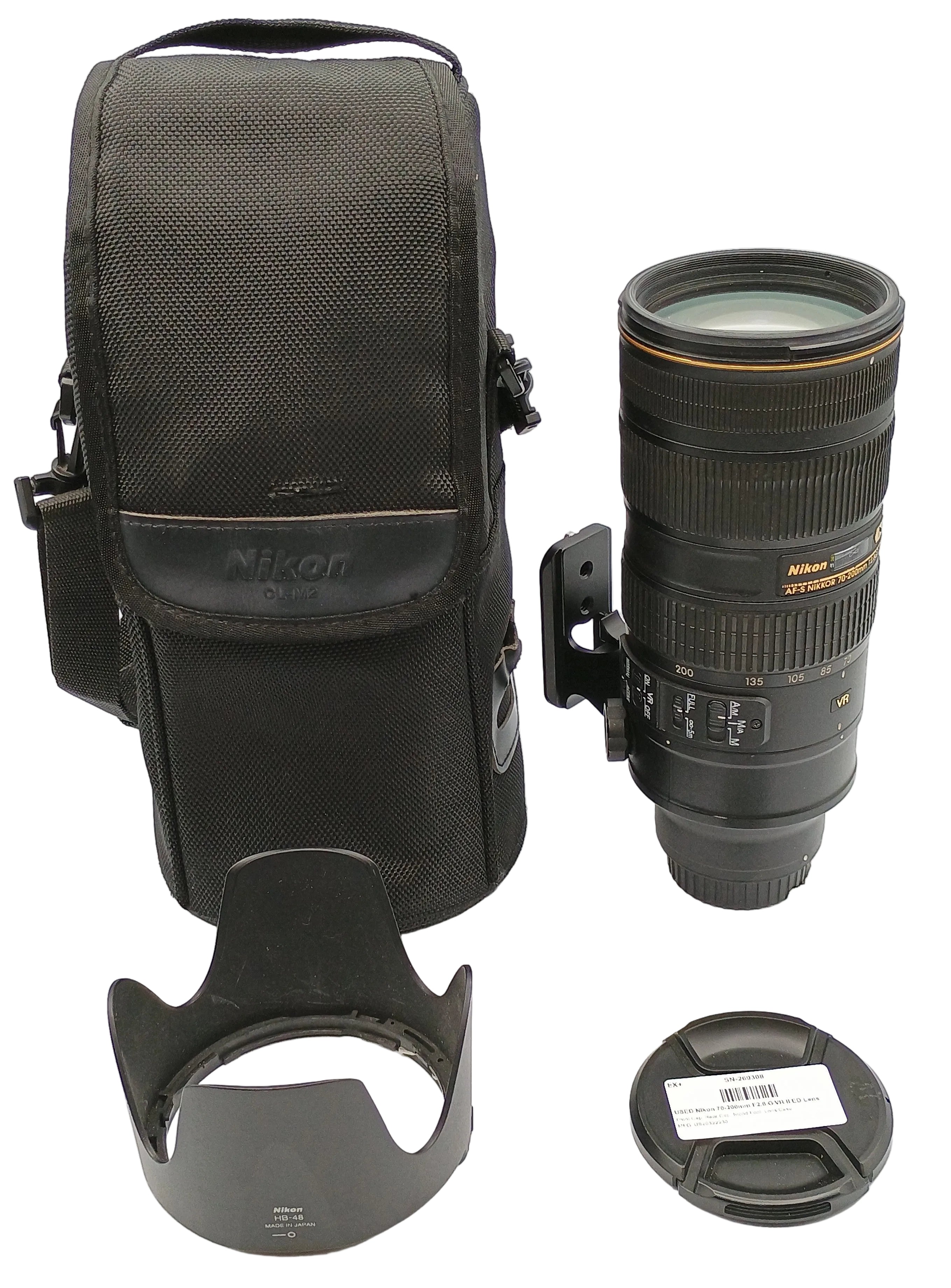USED Nikon 70-200mm F2.8 G VR II ED Lens