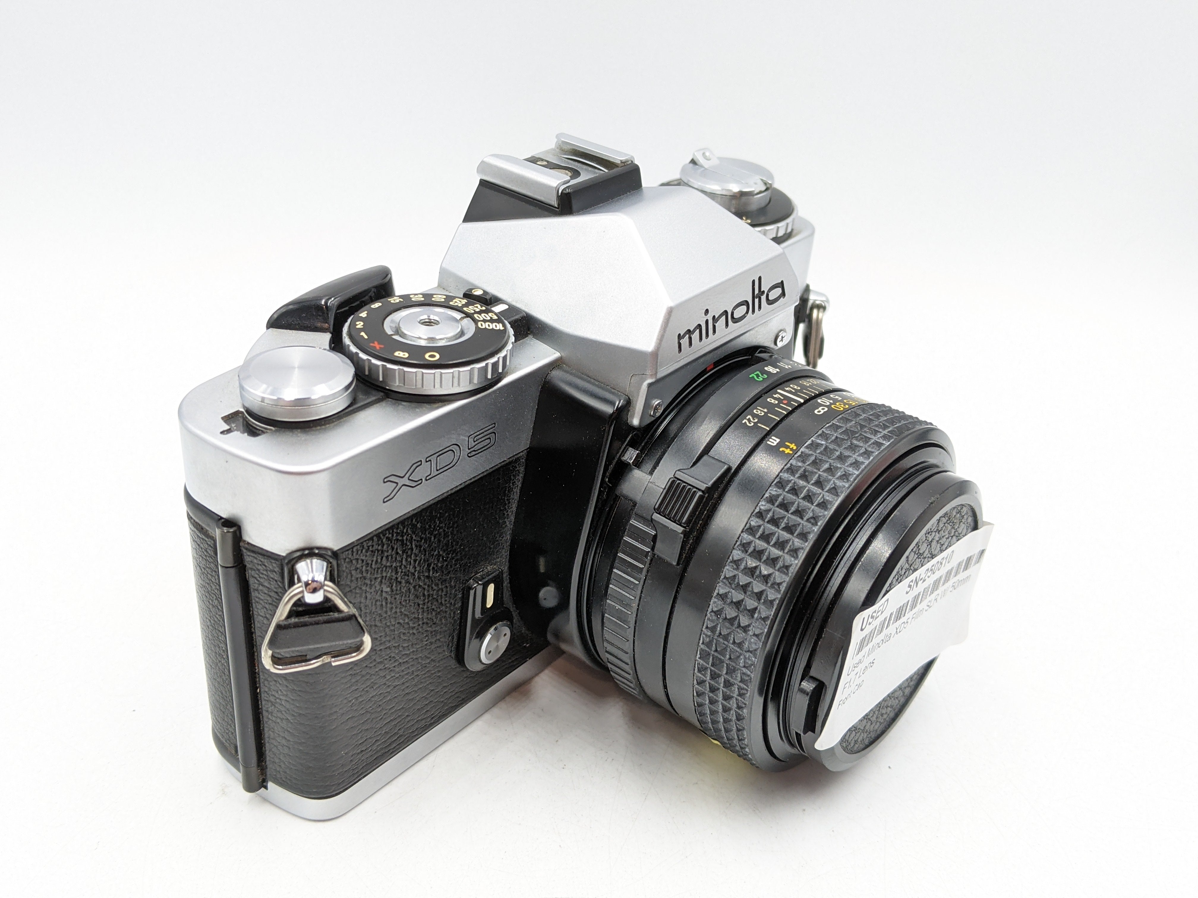 Used Minolta XD5 Film SLR W/ 50mm F1.7 Lens