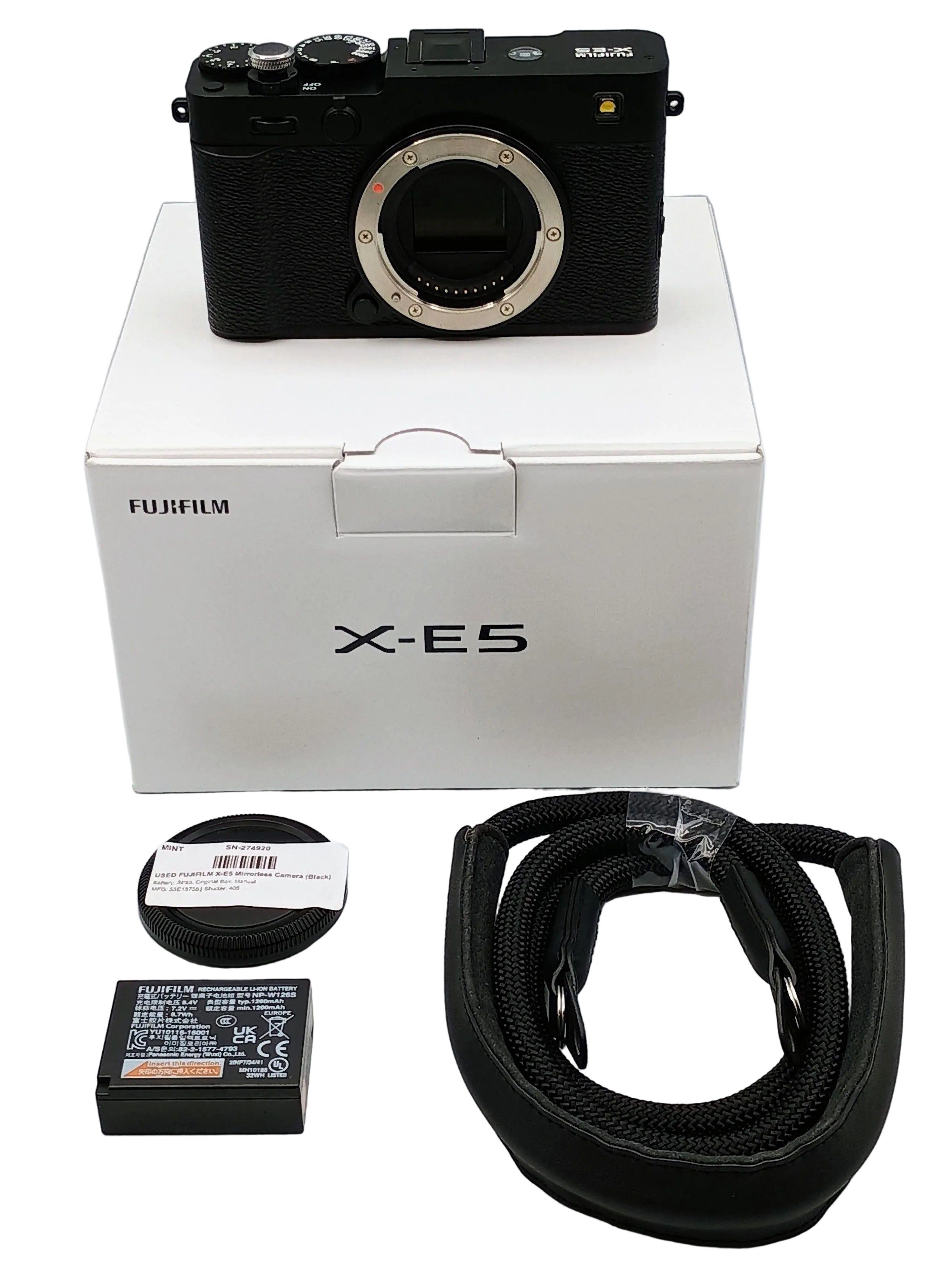 USED FUJIFILM X-E5 Mirrorless Camera (Black)