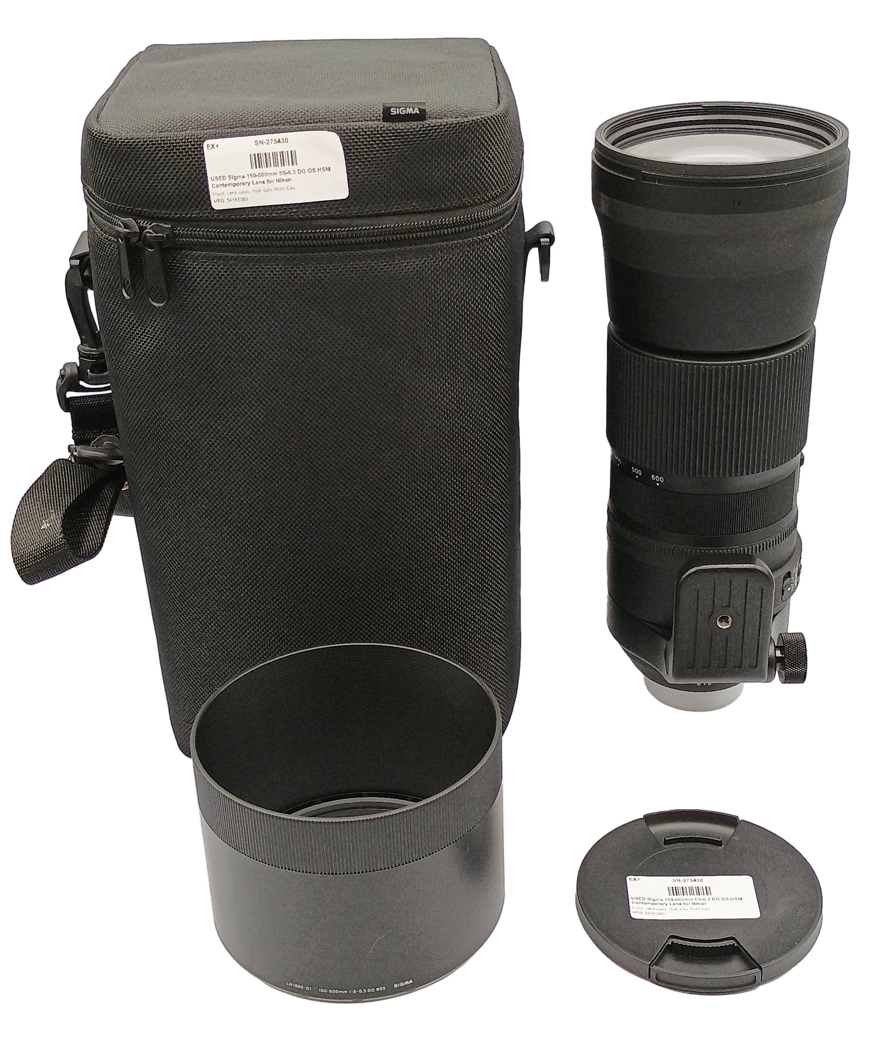 USED Sigma 150-600mm f/5-6.3 DG OS HSM Contemporary Lens for Nikon