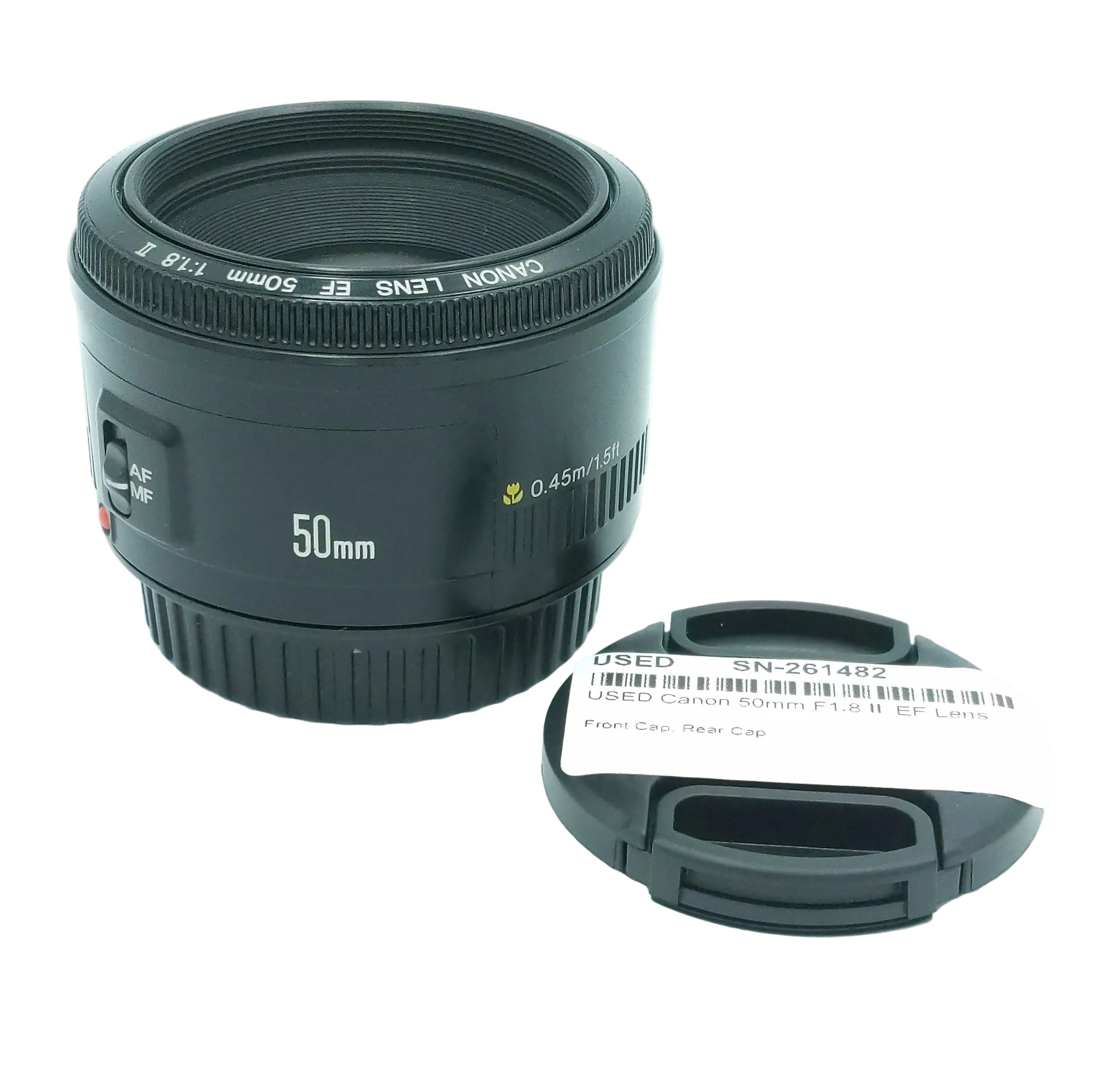 USED Canon 50mm F1.8 II EF Lens