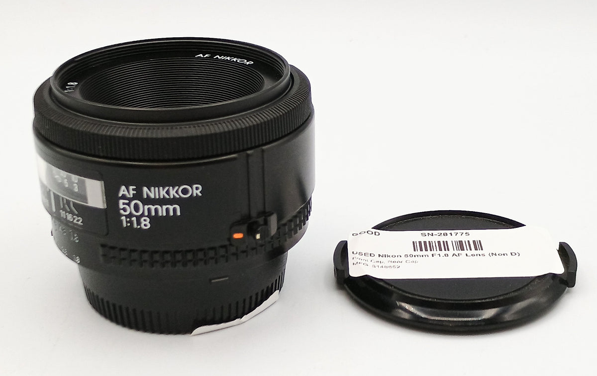 USED Nikon 50mm F1.8 AF Lens (Non D)