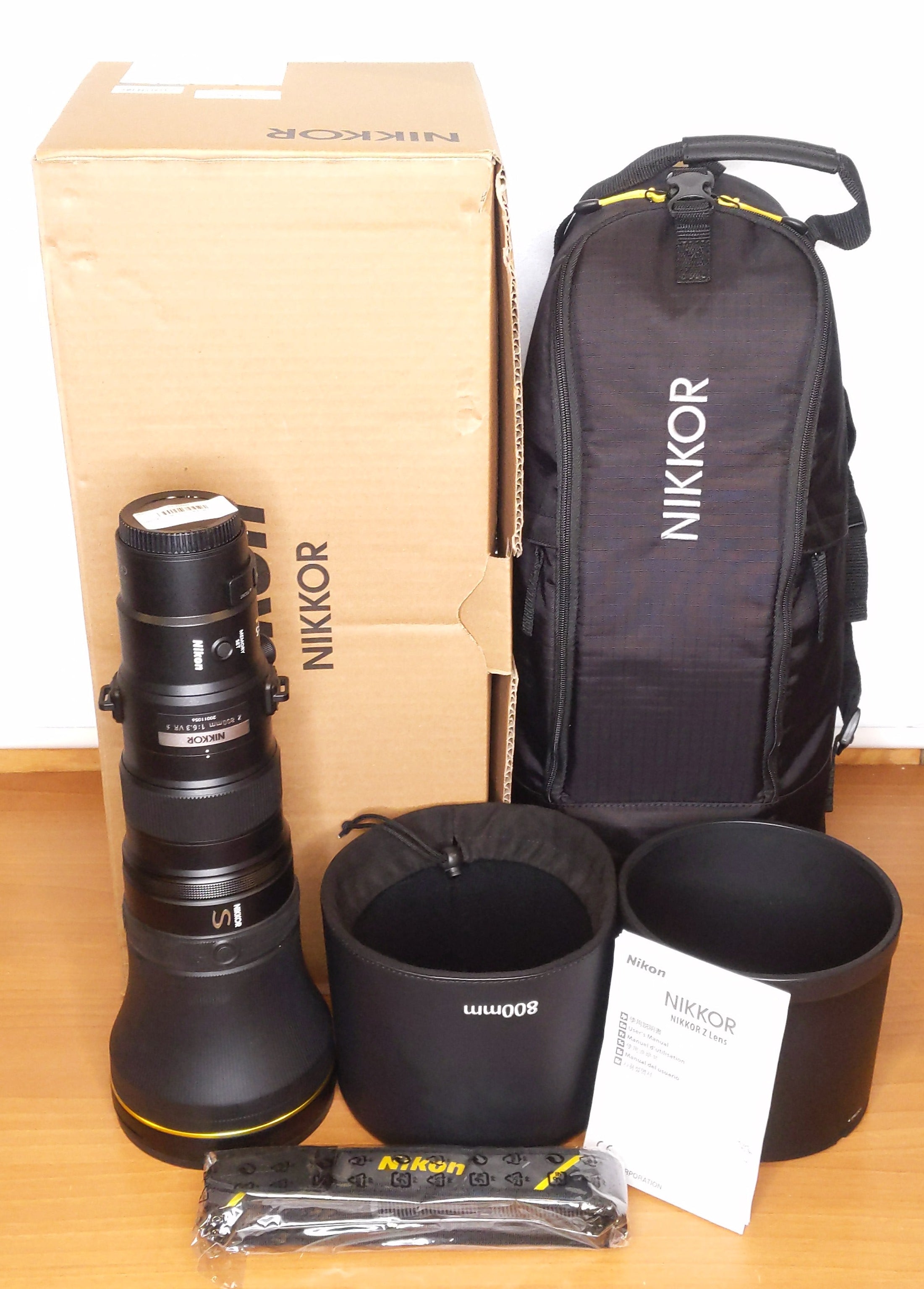 Used Nikon Z 800mm F6.3 VR S Lens