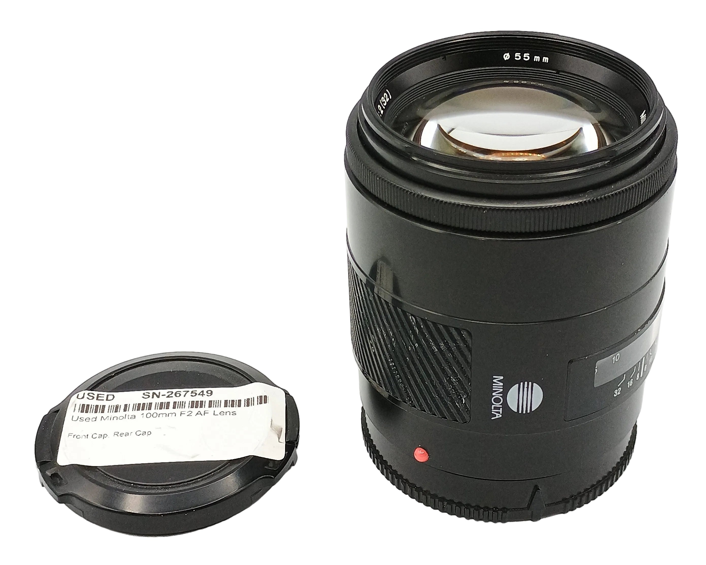 Used Minolta 100mm F2 AF Lens