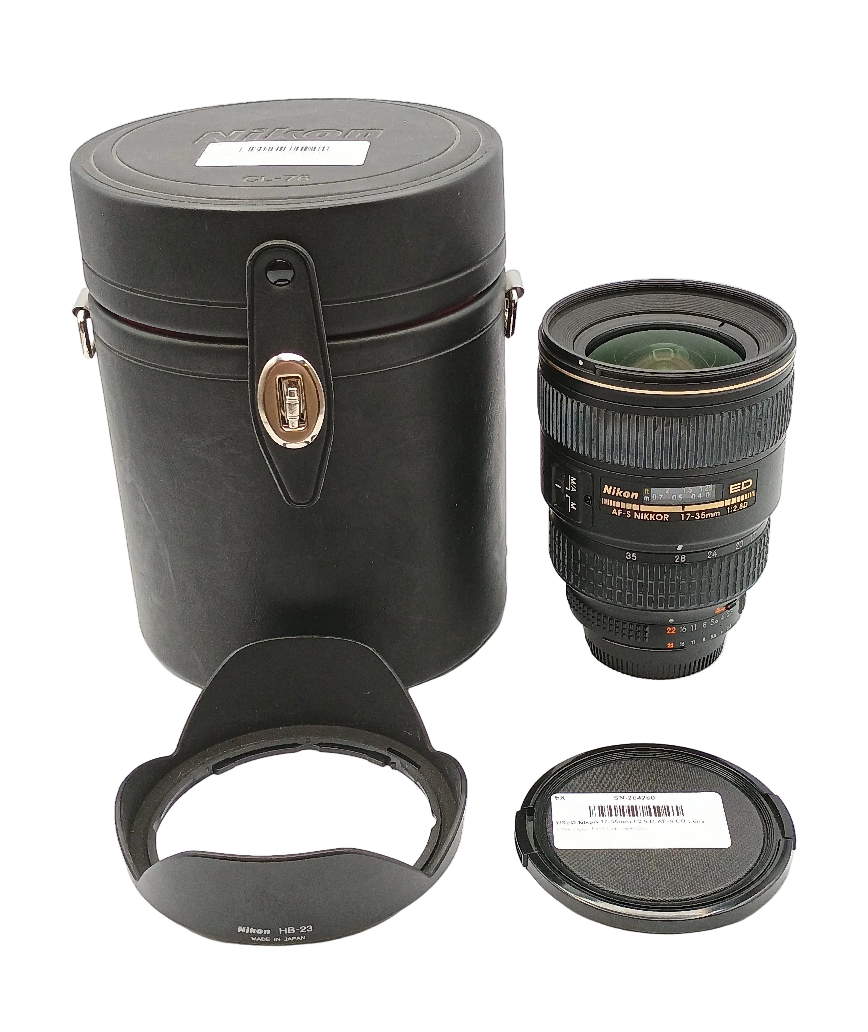 USED Nikon 17-35mm F2.8 D AF-S ED Lens