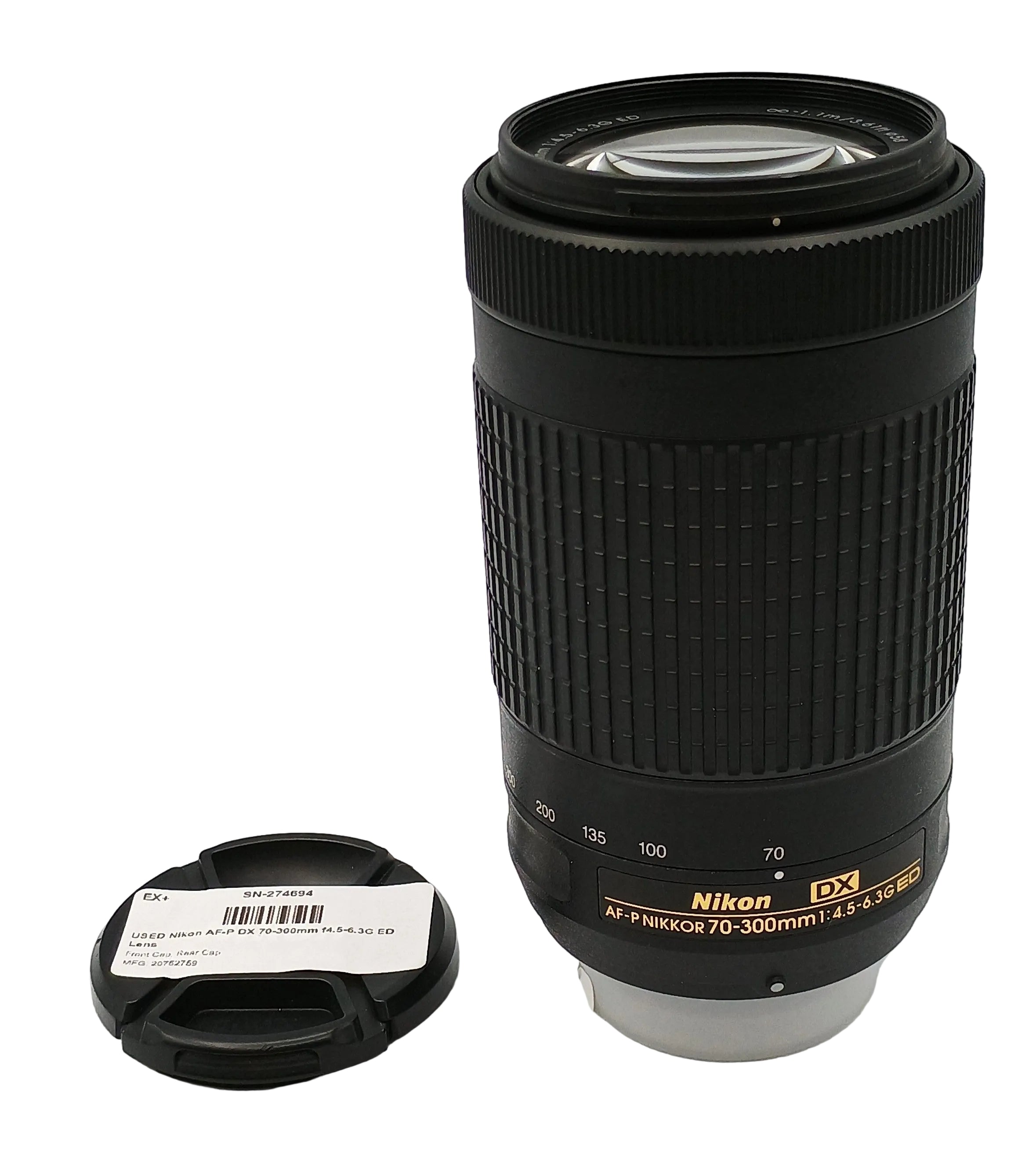 USED Nikon AF-P DX 70-300mm f4.5-6.3G ED Lens