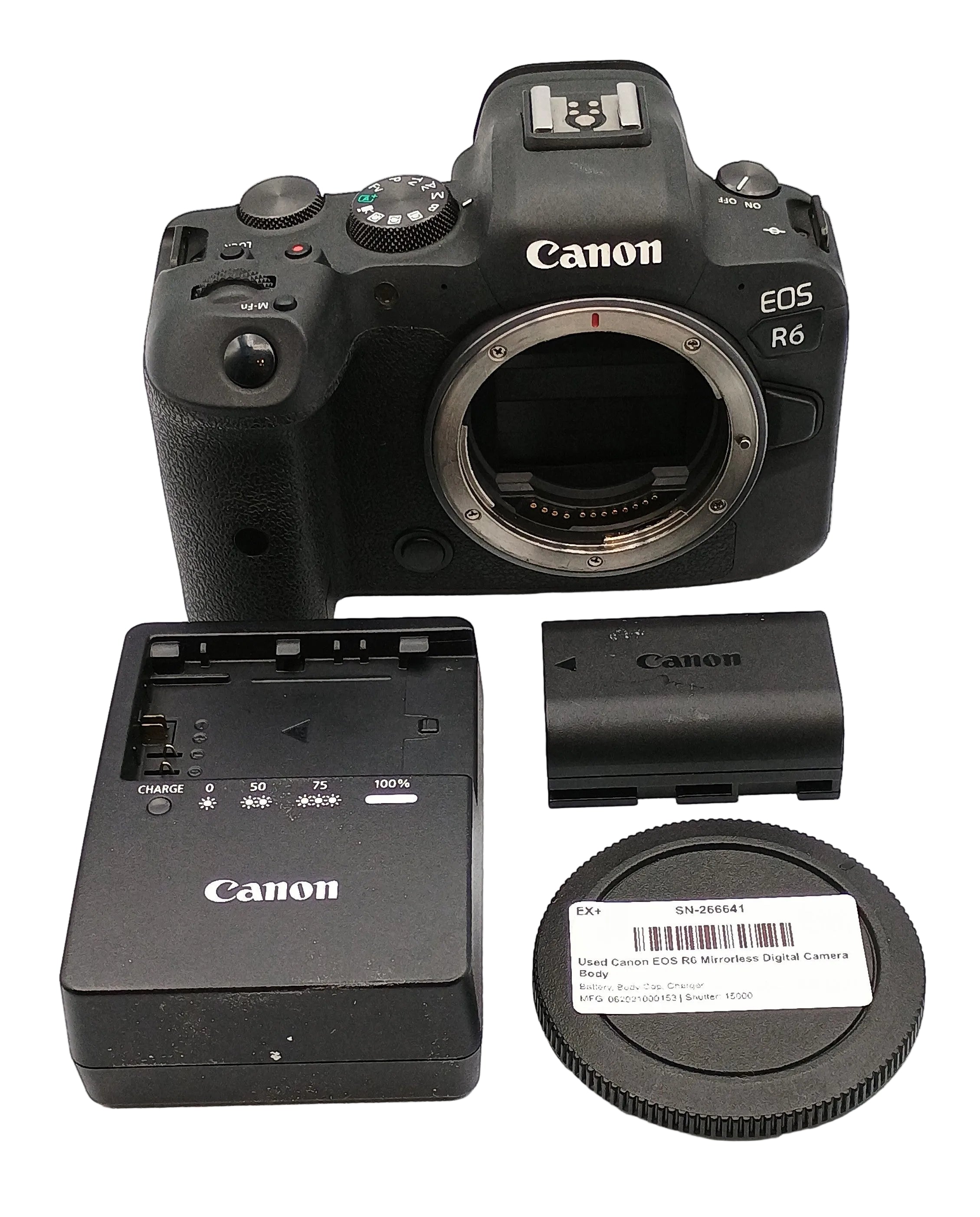 Used Canon EOS R6 Mirrorless Digital Camera Body