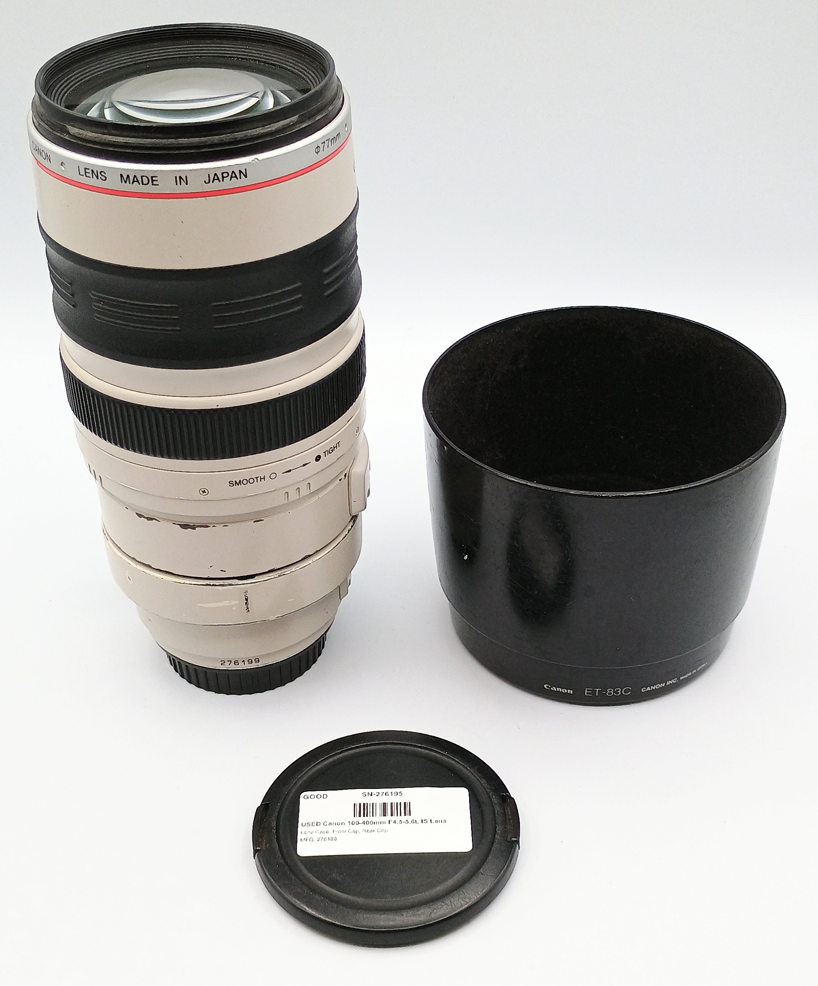 USED Canon 100-400mm F4.5-5.6L IS Lens