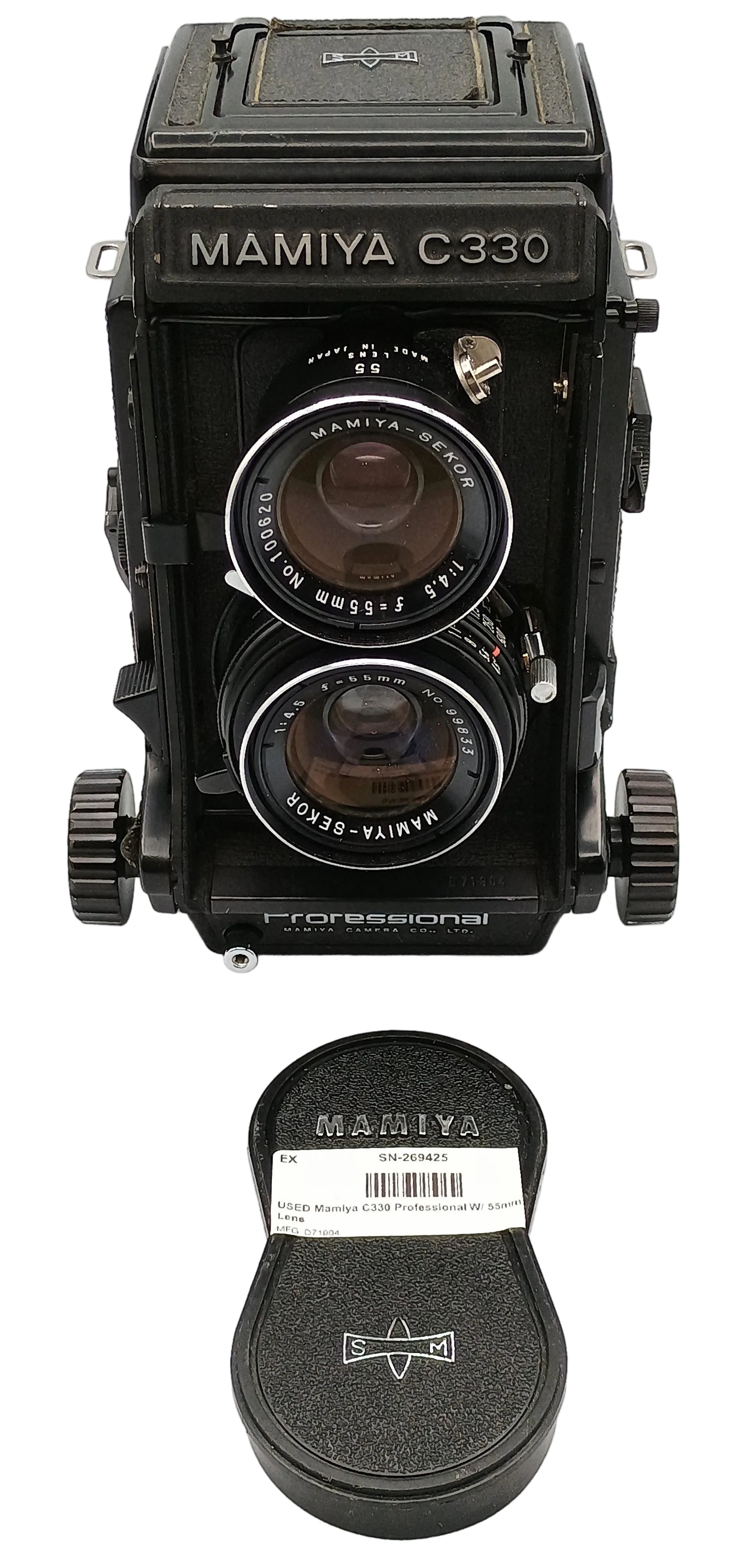 USED Mamiya C330 Professional with 55mm F4.5 Lens