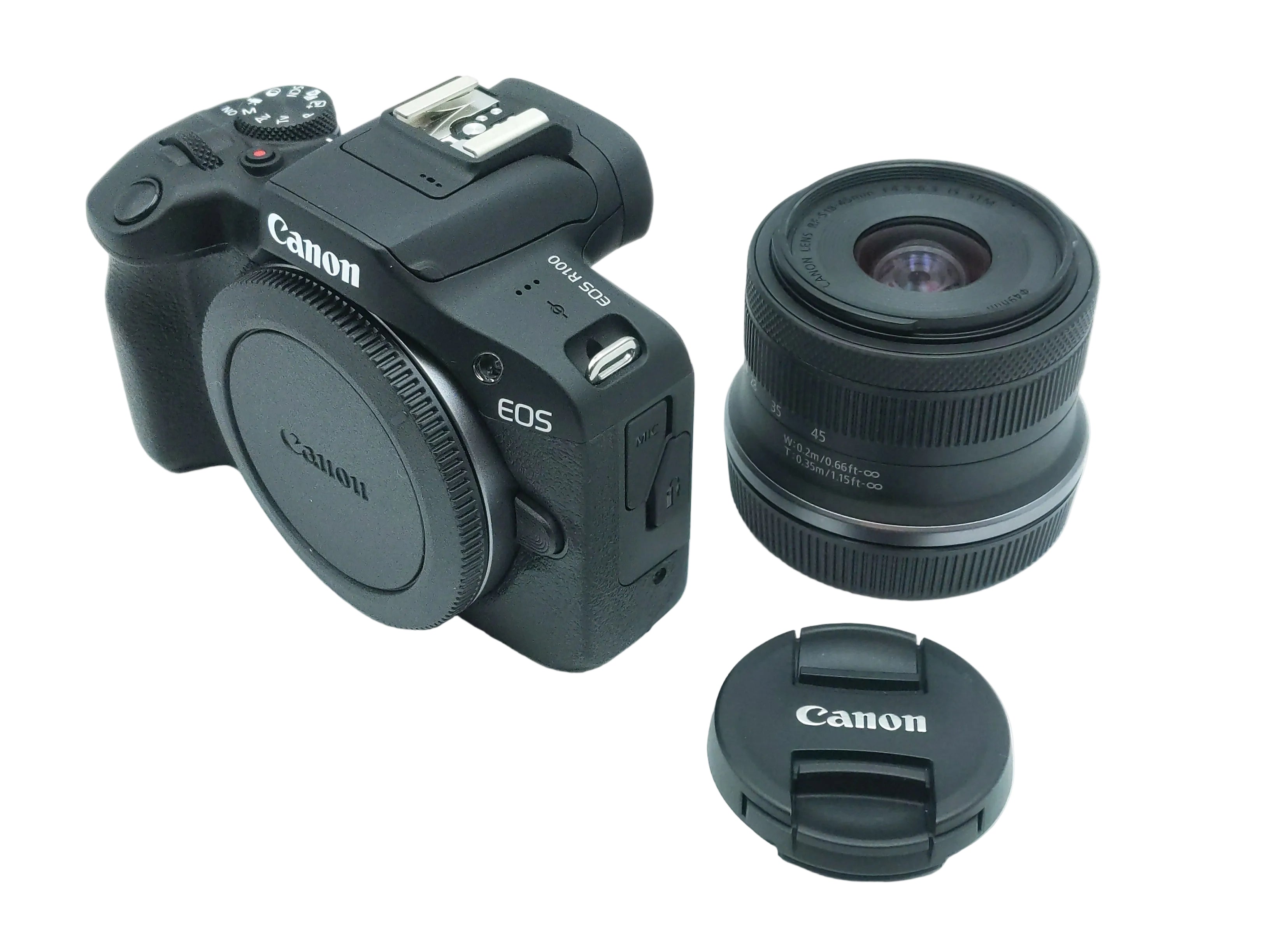 Used Canon EOS R100 Mirrorless Camera with 18-45mm Lens Kit