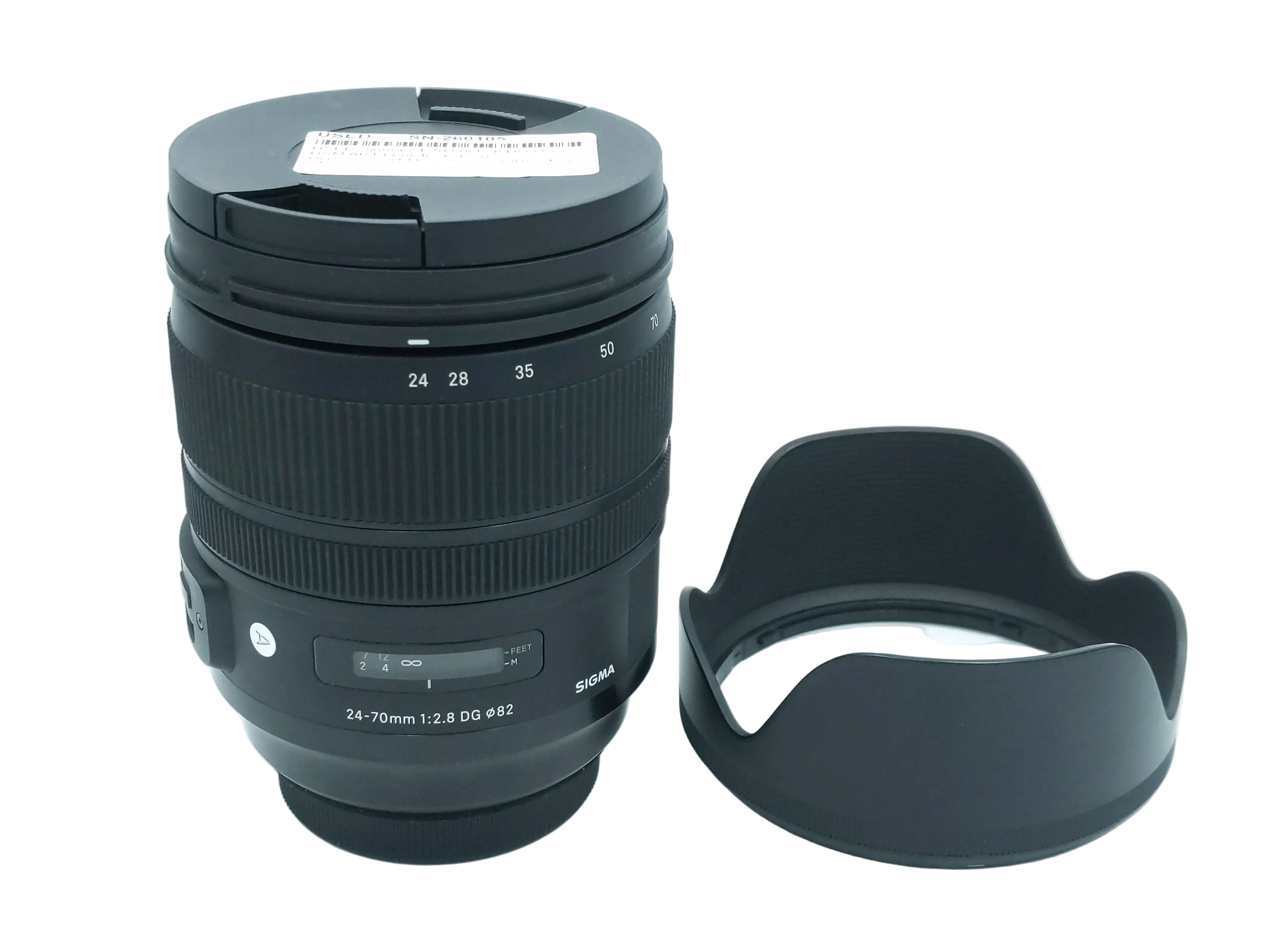 USED Sigma 24-70mm f2.8 DG OS HSM ART Lens for Canon
