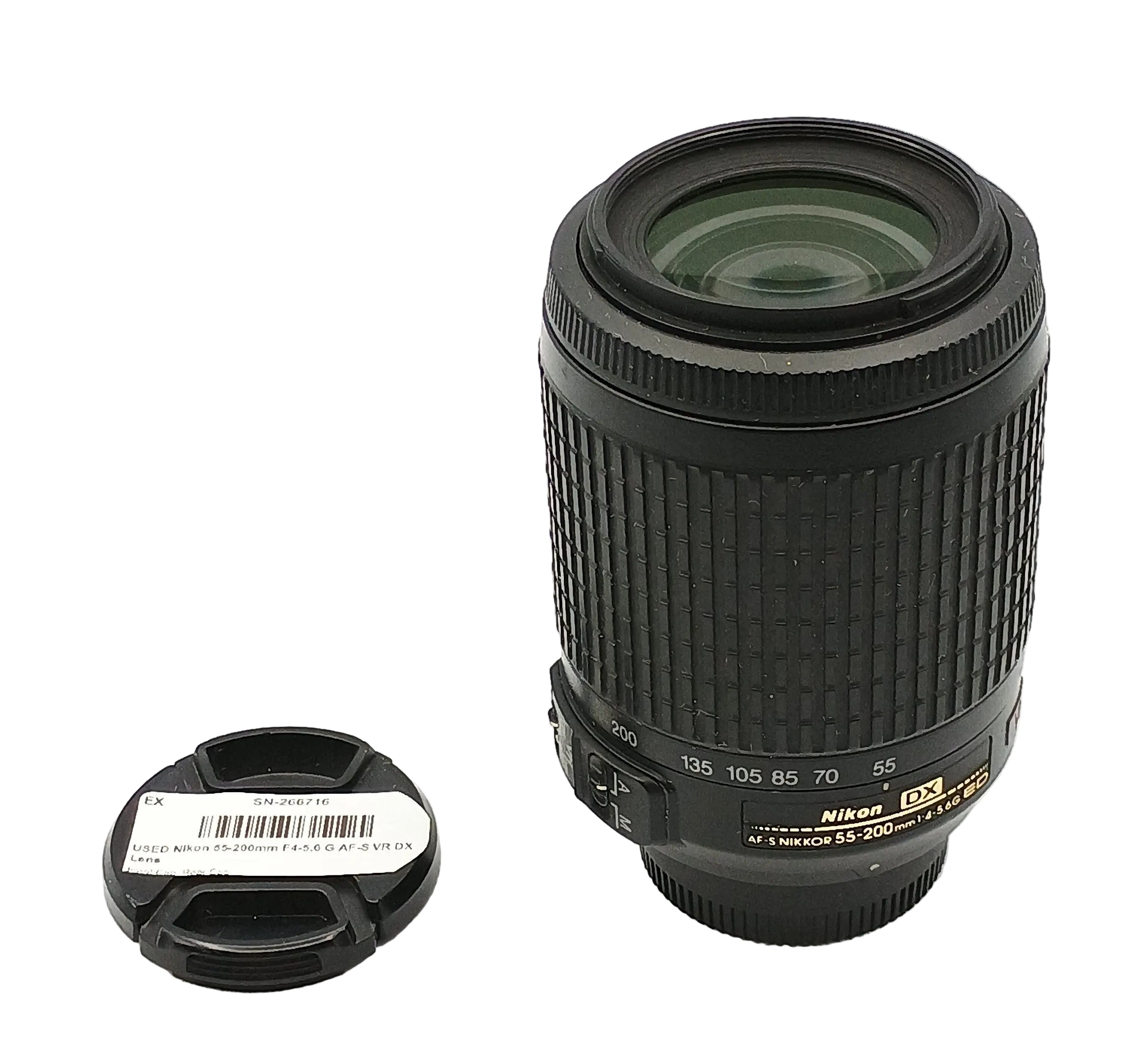 USED Nikon 55-200mm F4-5.6 G AF-S VR DX Lens
