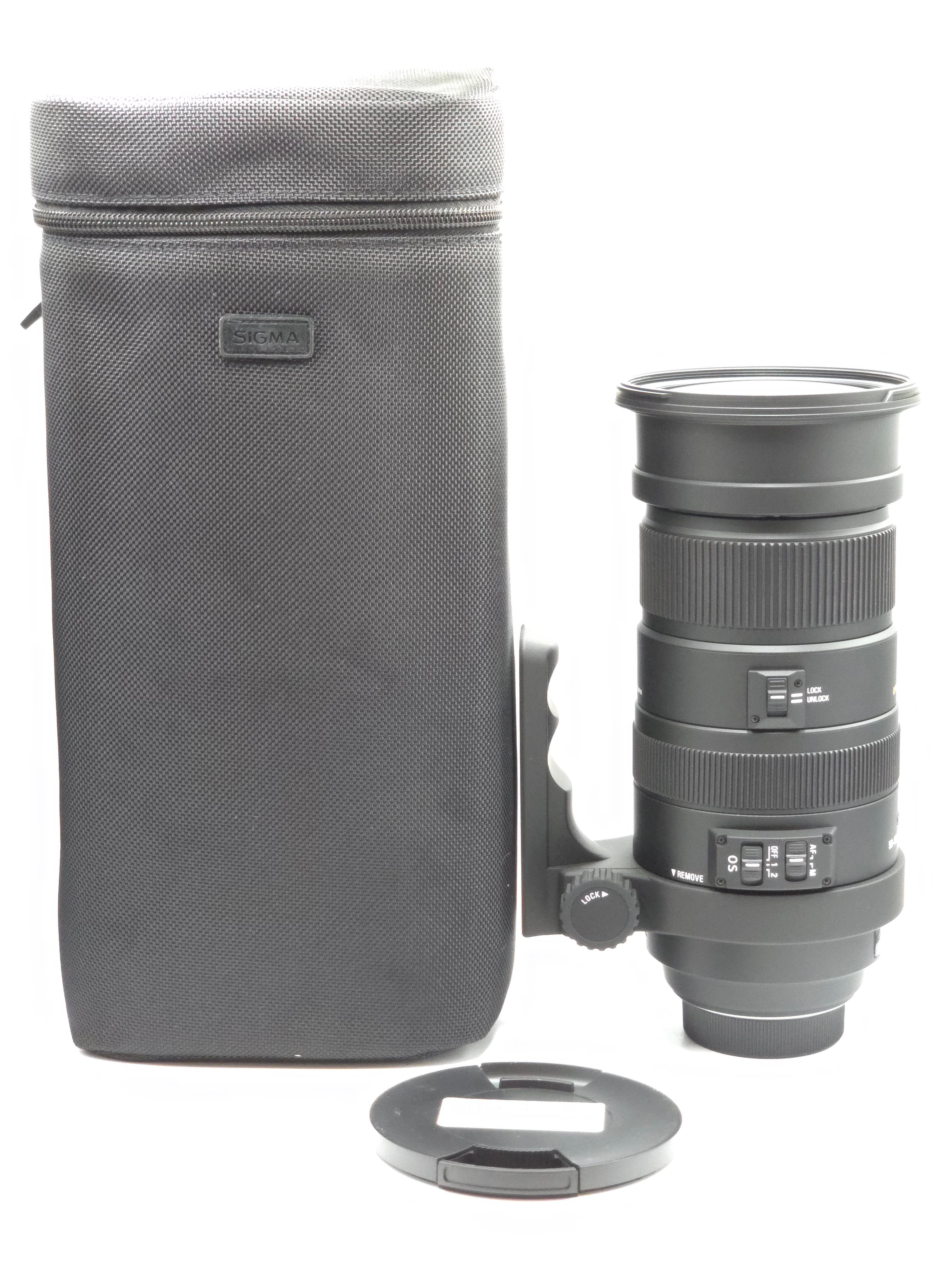 USED Sigma 50-500mm F4.5-6.3 DG HSM OS Lens For Nikon