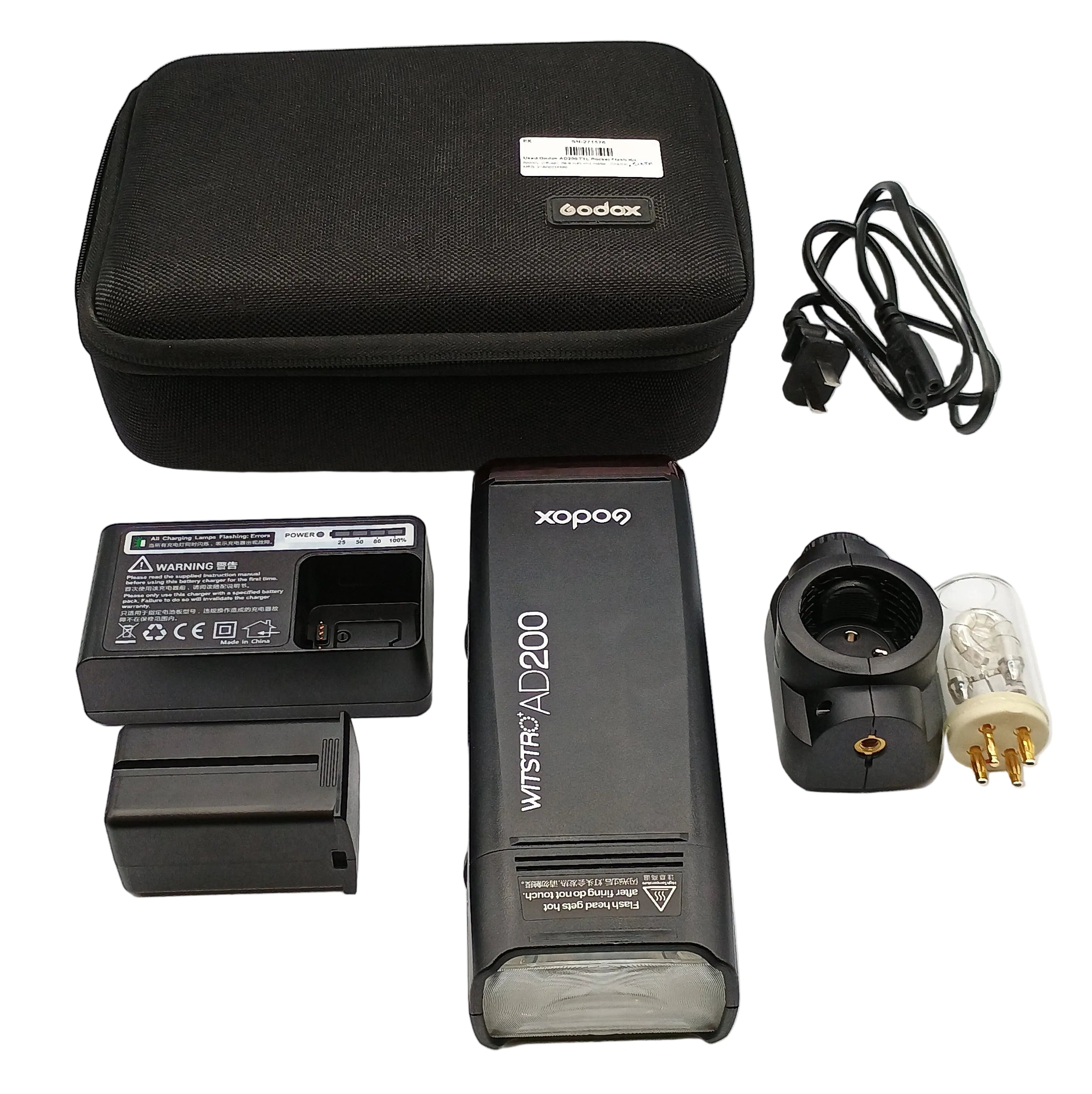 Used Godox AD200 TTL Pocket Flash Kit