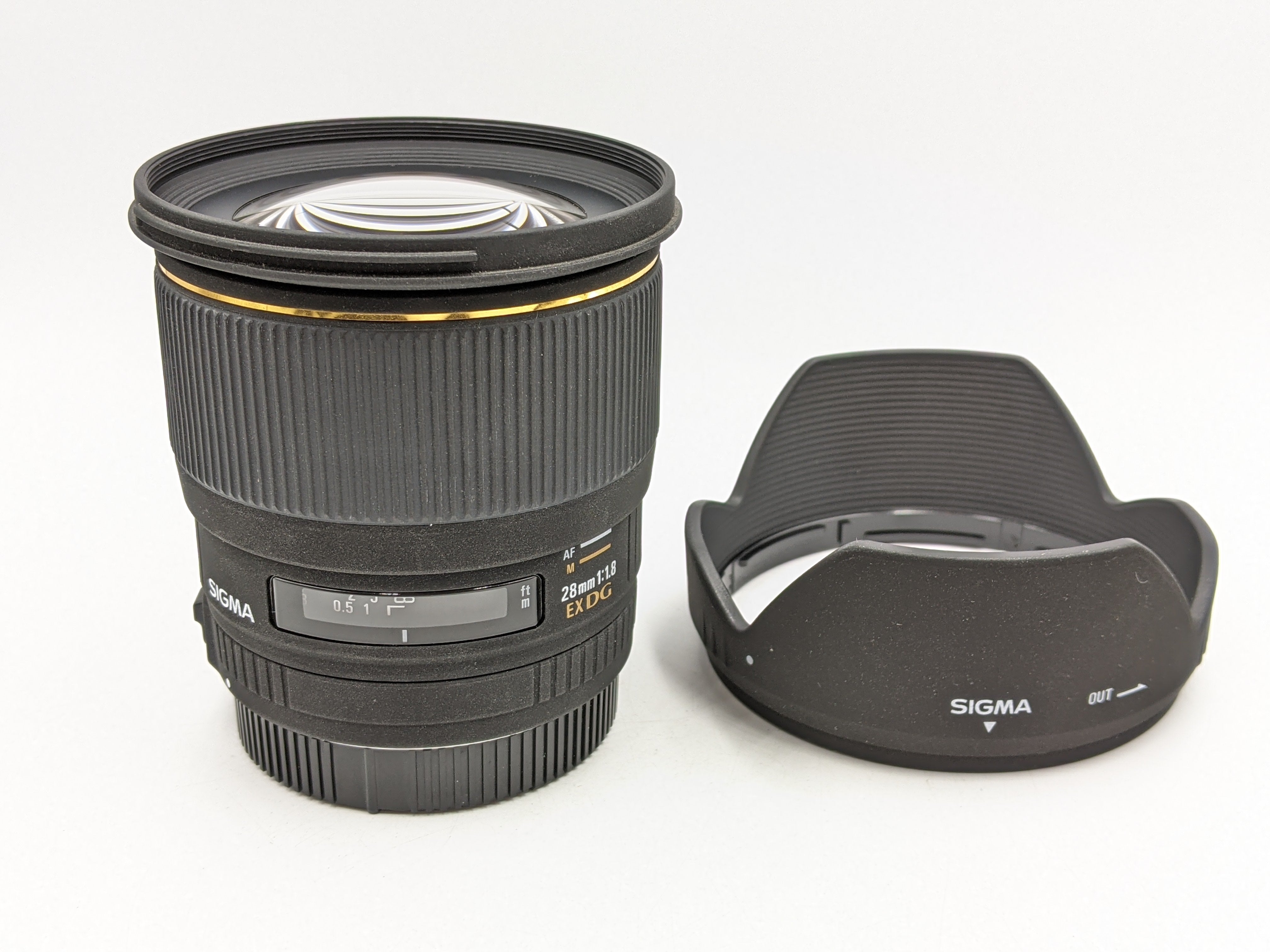 Used Sigma 28mm F1.8 DG EX Macro Lens for Canon EF