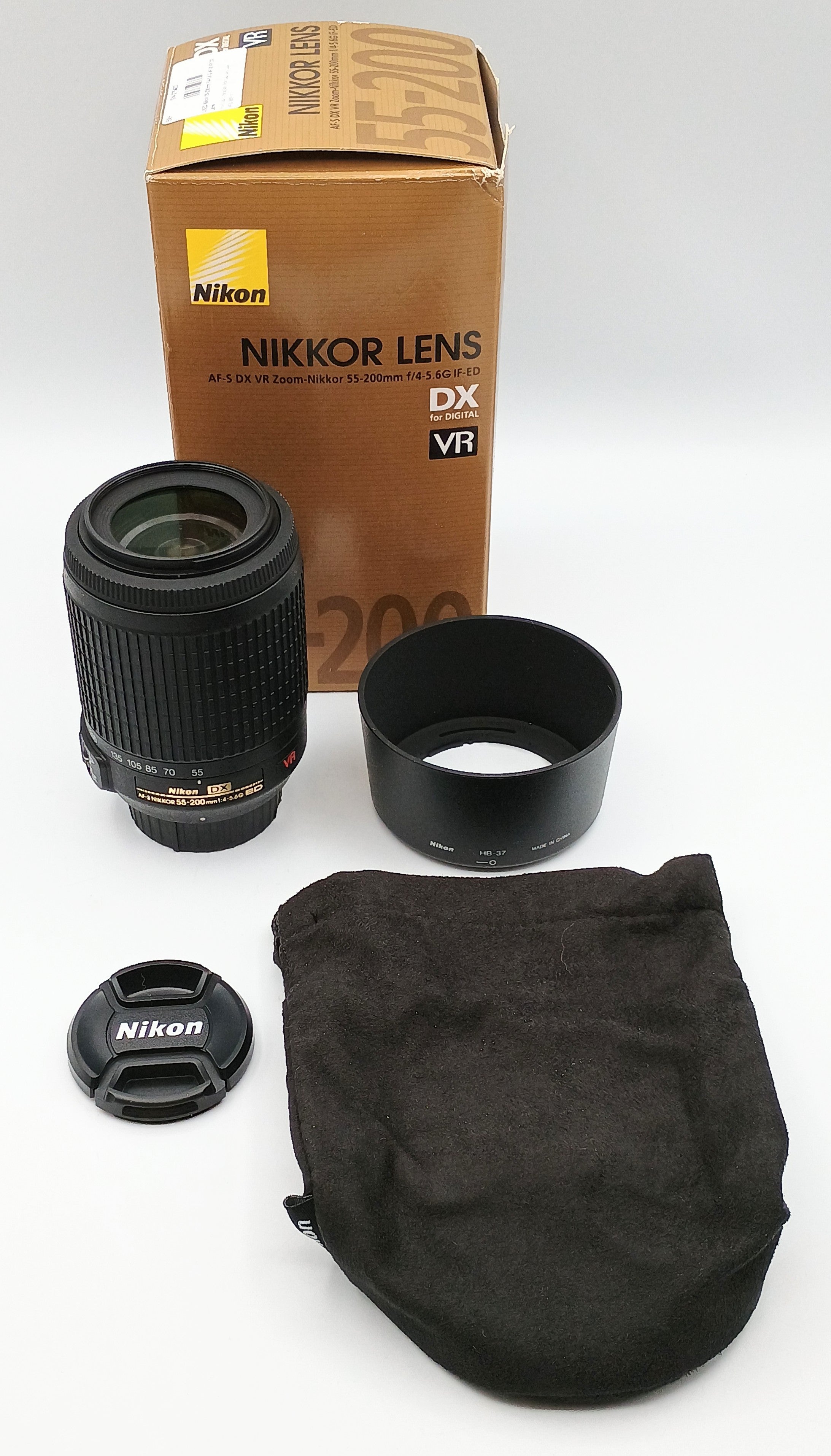 USED Nikon 55-200mm F4-5.6 G AF-S VR DX Lens