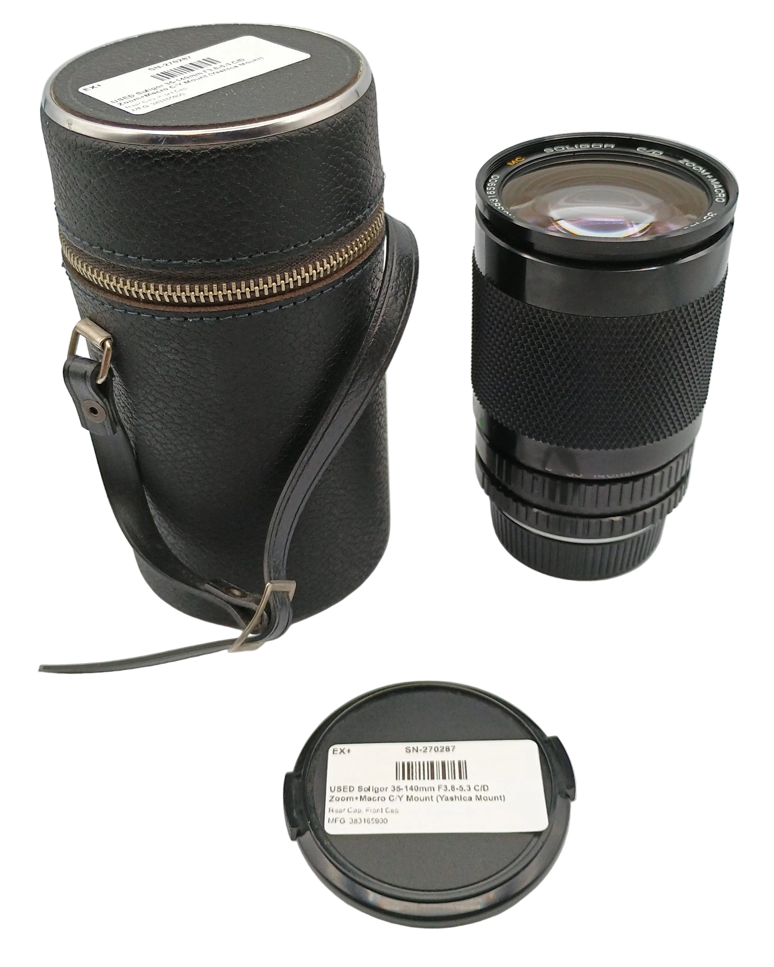 USED Soligor 35-140mm F3.8-5.3 C/D Zoom+Macro C/Y Mount (Yashica Mount)