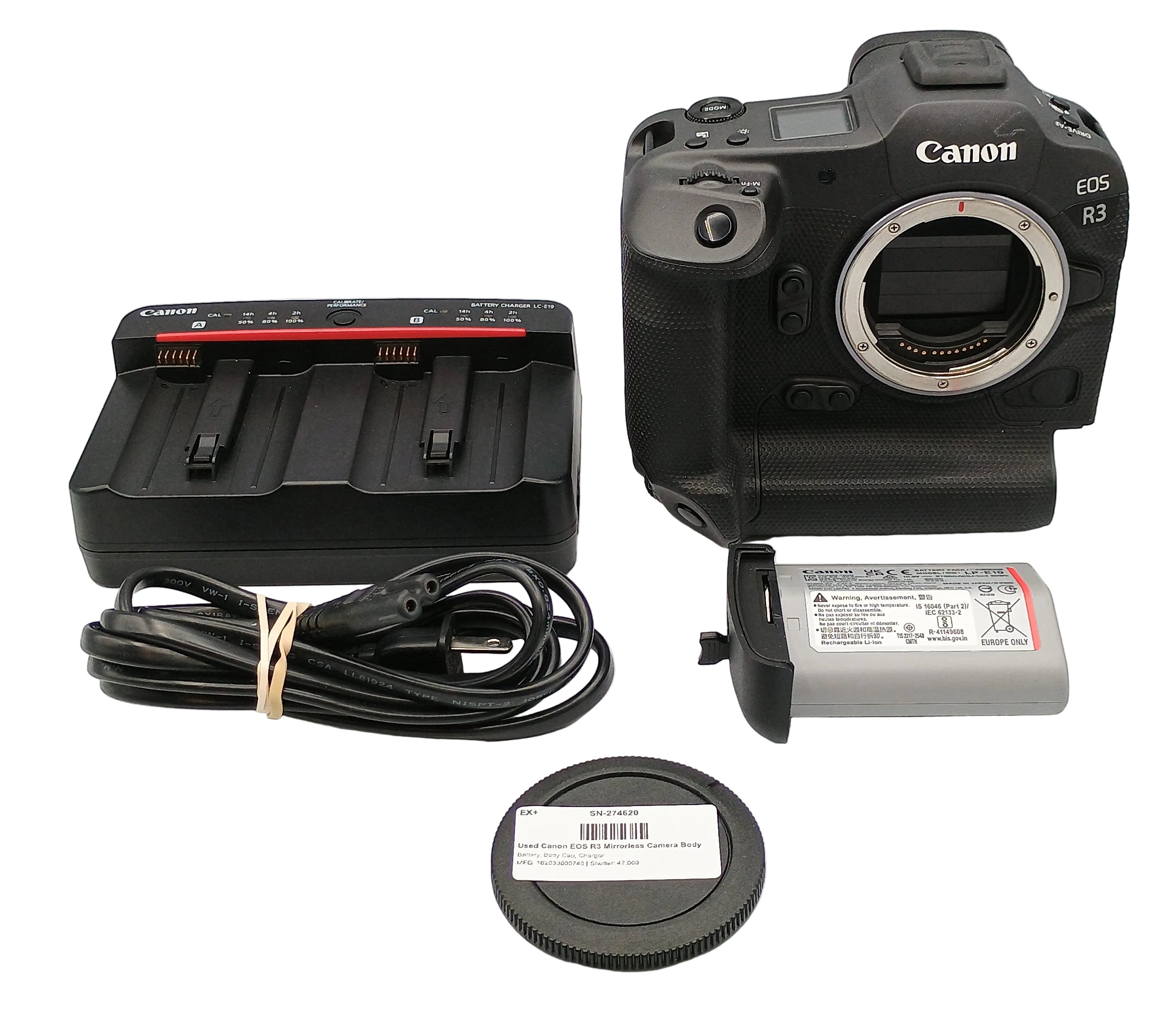 Used Canon EOS R3 Mirrorless Camera Body