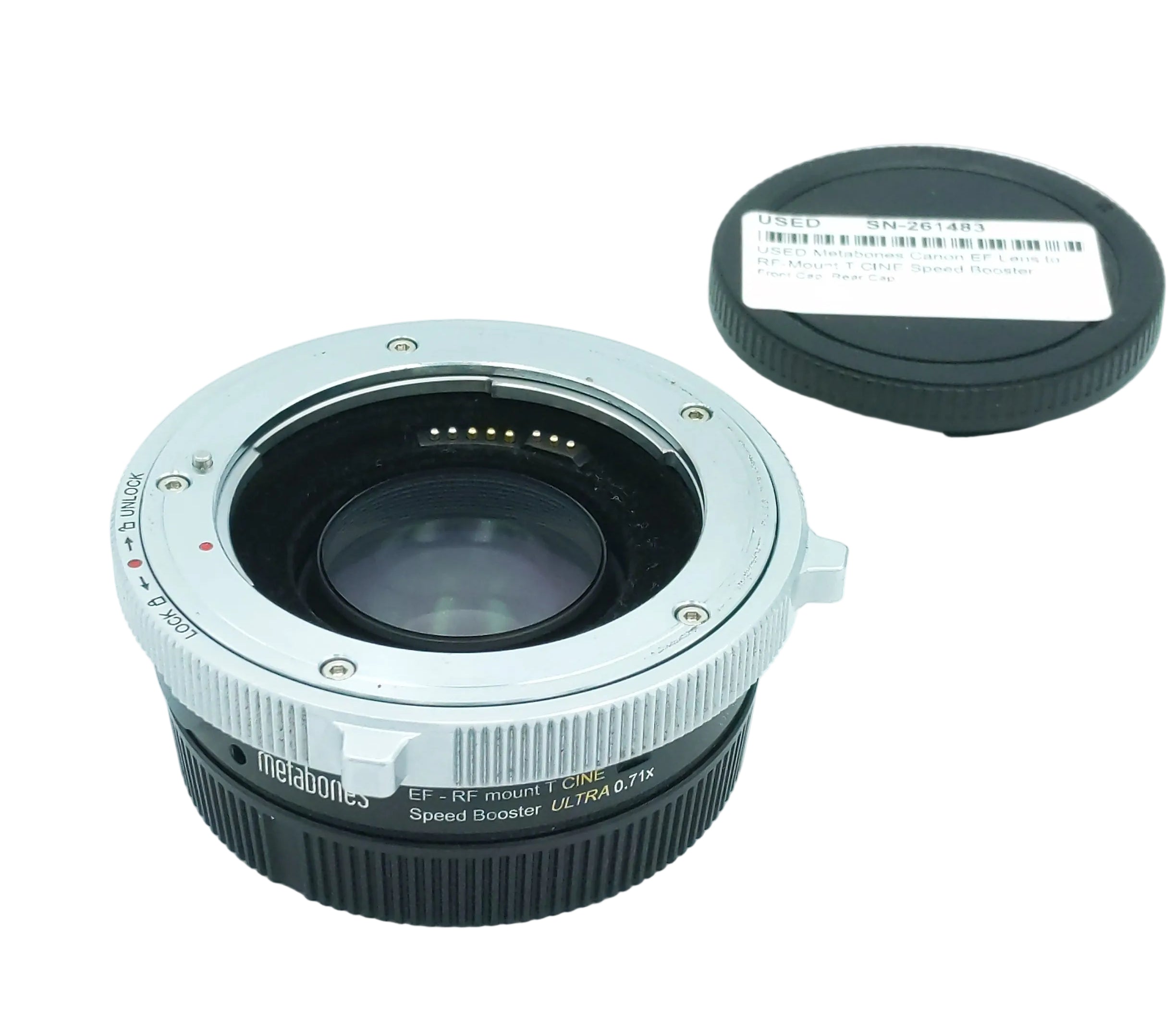 USED Metabones Canon EF Lens to RF-Mount T CINE Speed Booster ULTRA 0.71x Adapter (EOS-R)