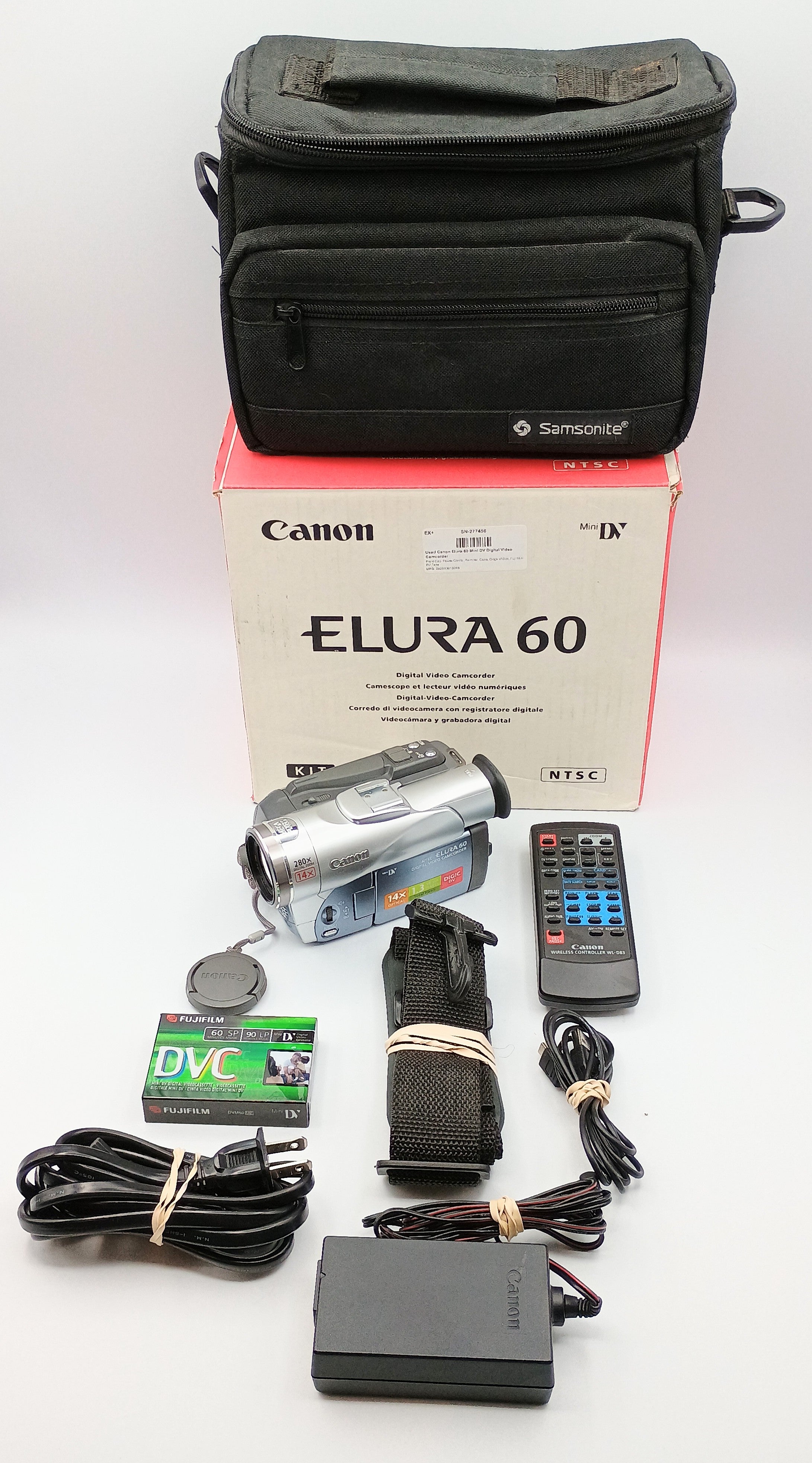 Used Canon Elura 60 Mini DV Digital Video Camcorder