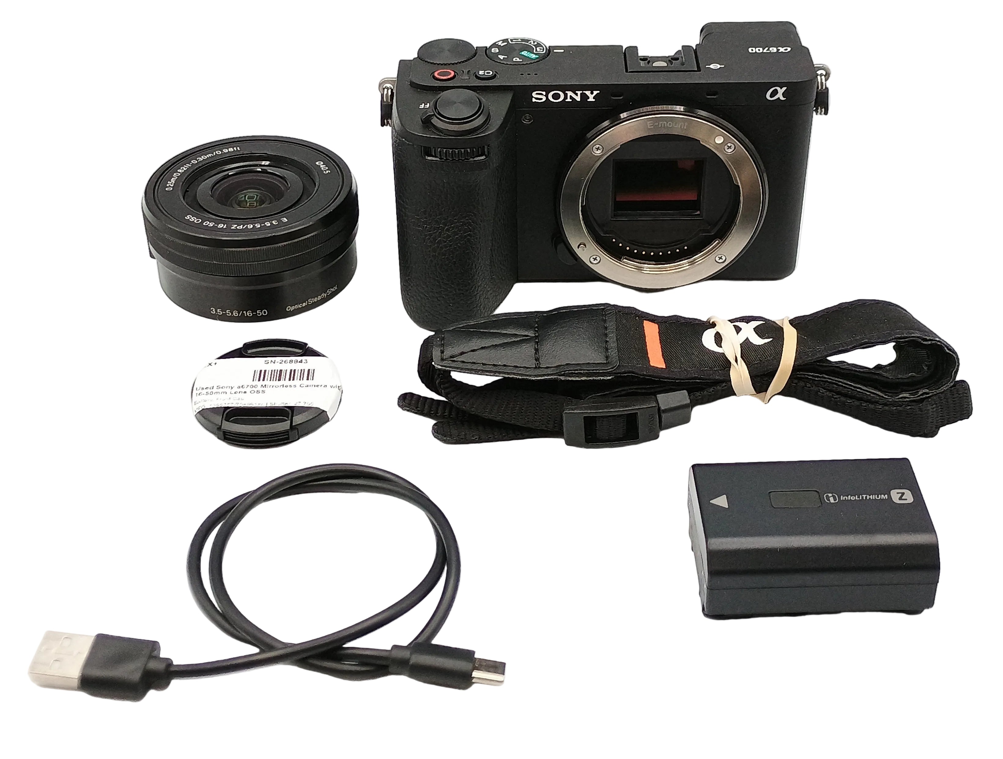 Used Sony a6700 Mirrorless Camera with 16-50mm Lens OSS