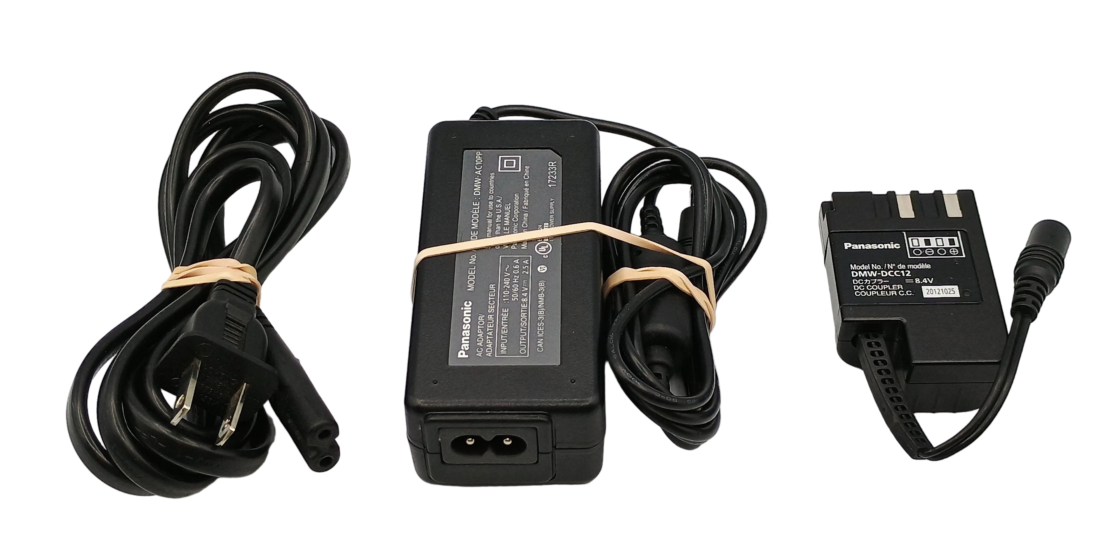 USED Panasonic DMW-AC10PP with DCC12 AC Adapter