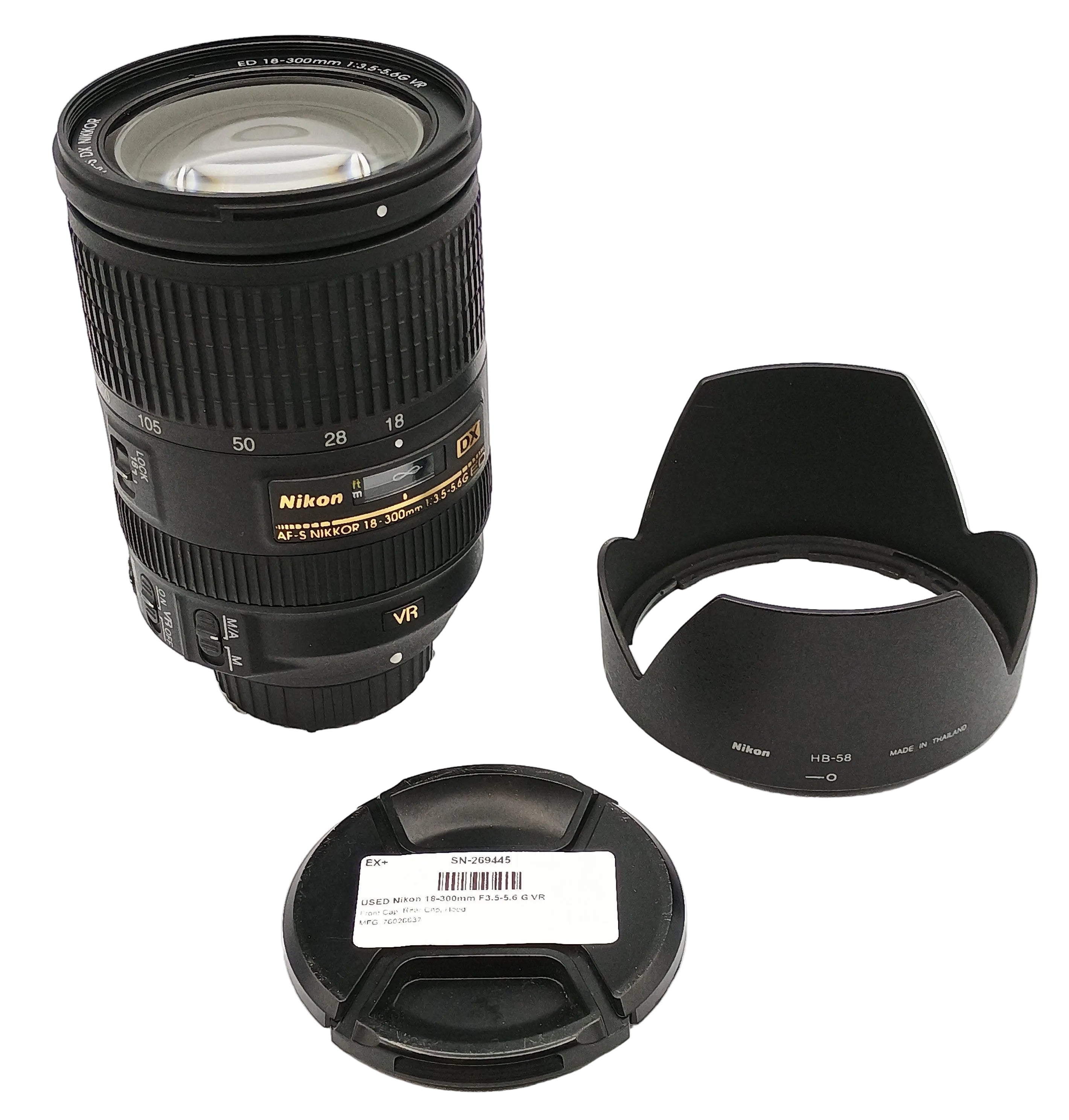 USED Nikon 18-300mm F3.5-5.6 G VR