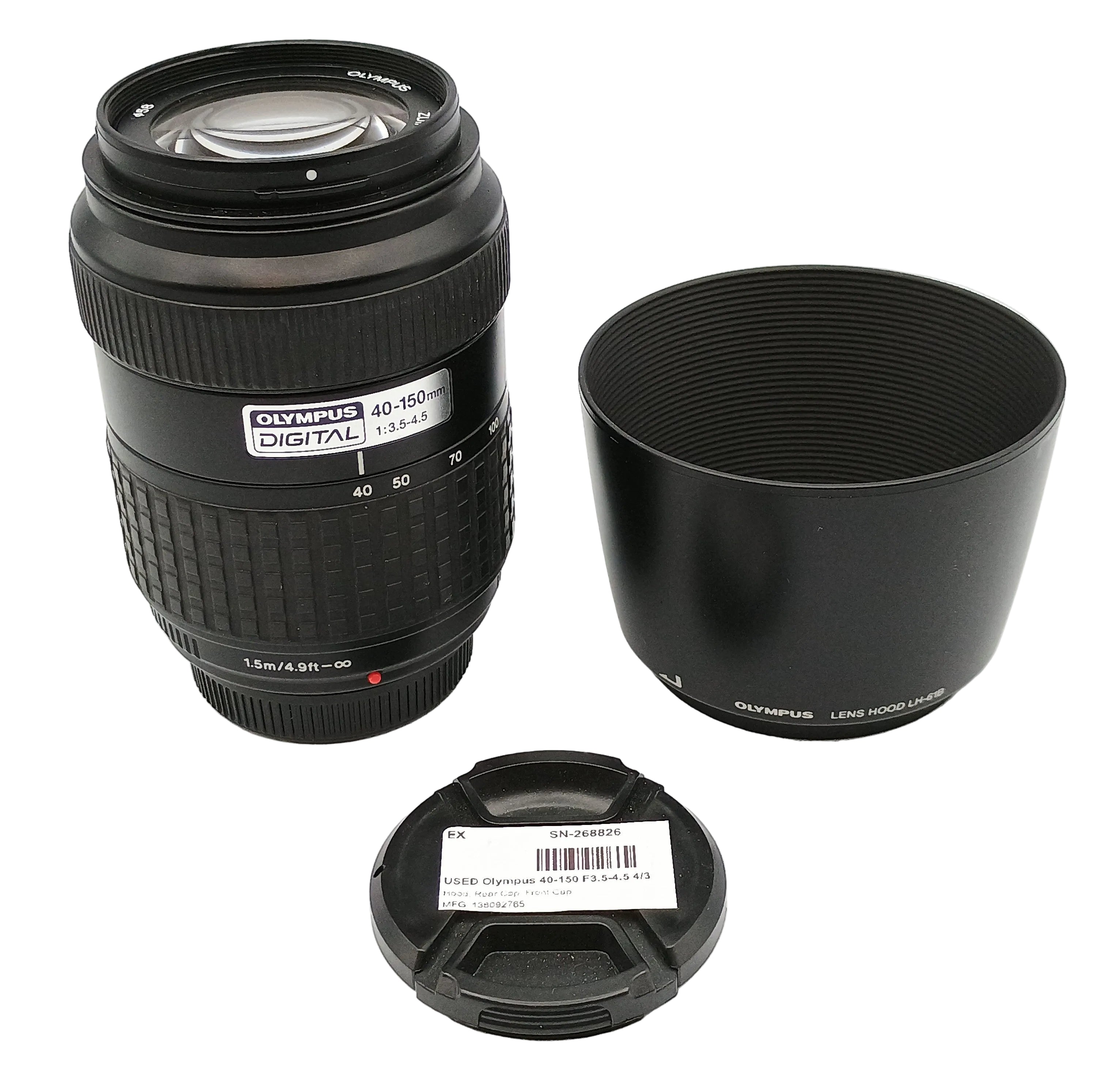 USED Olympus 40-150mm F3.5-4.5 4/3 Lens