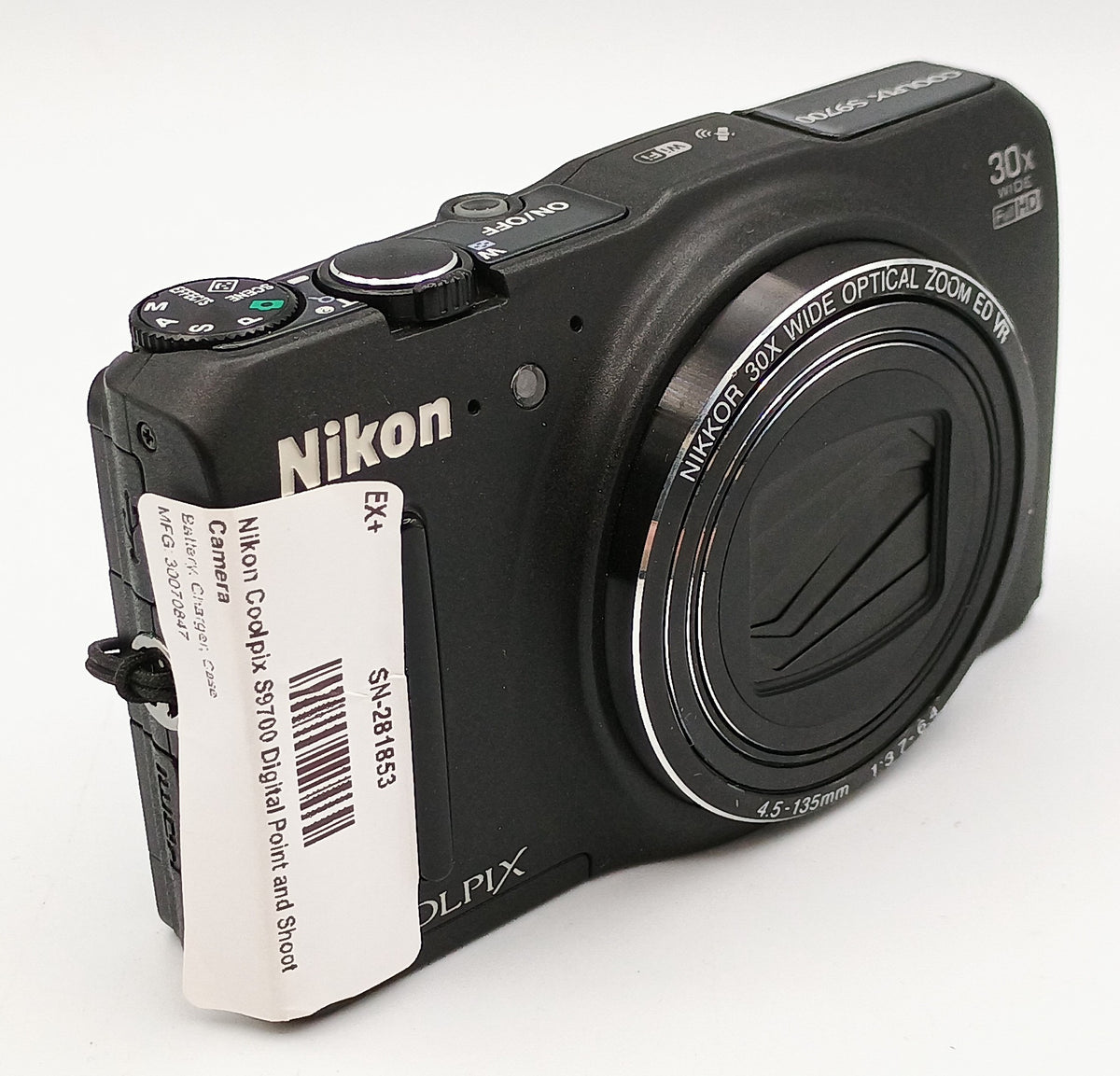 Nikon Coolpix S9700 Digital Point and Shoot Camera