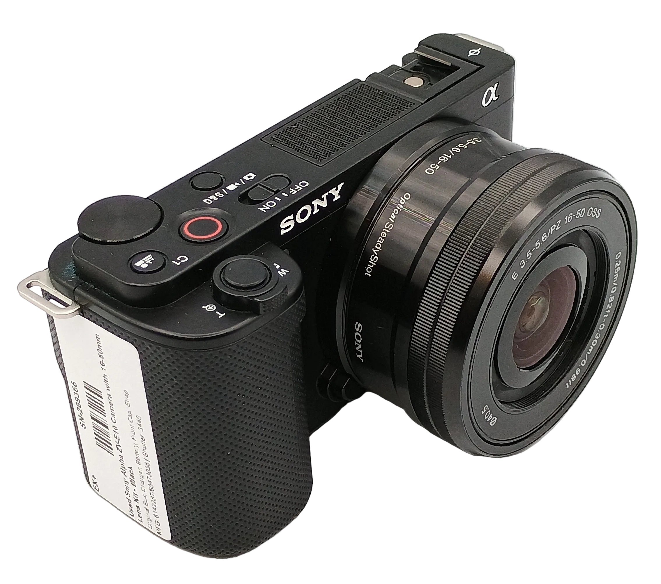Used Sony Alpha ZV-E10 Camera with 16-50mm Lens Kit - Black