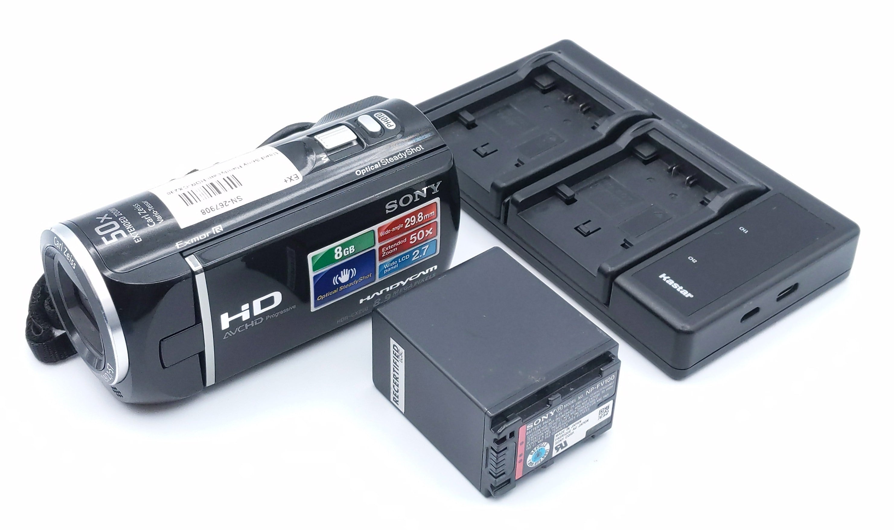 Used Sony Handycam HDR-CX290