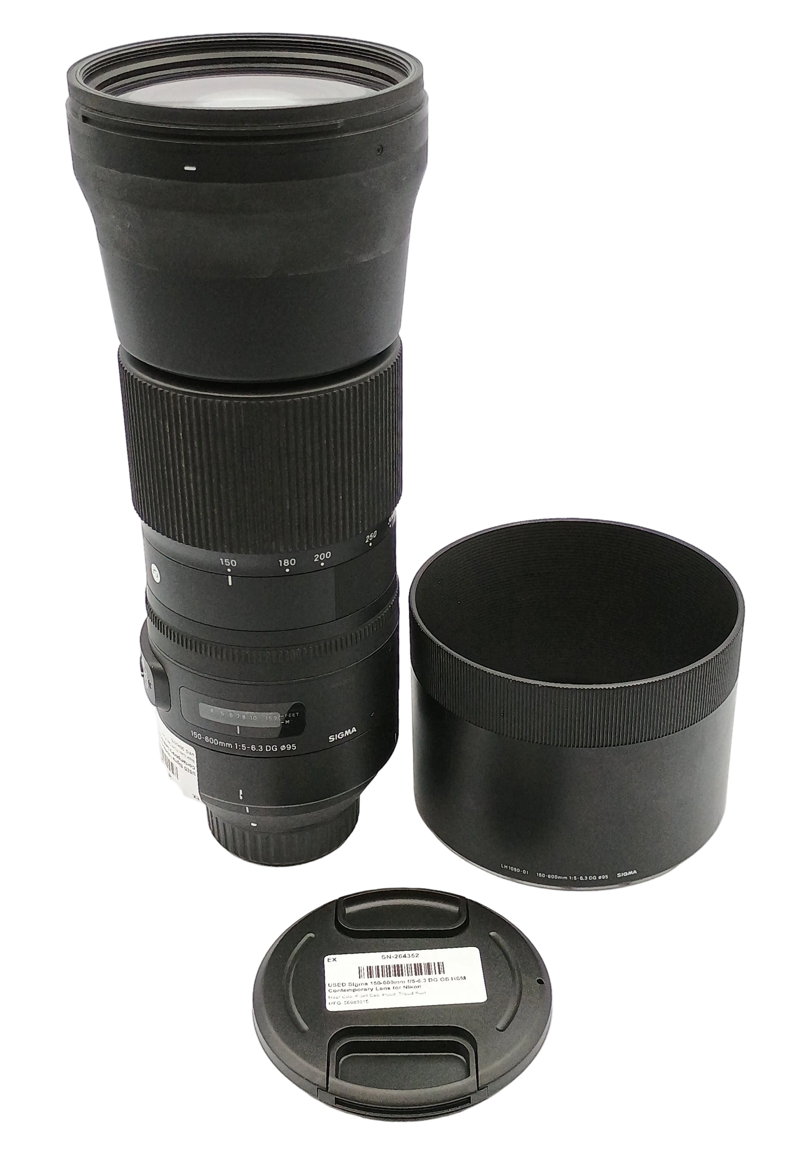 USED Sigma 150-600mm f/5-6.3 DG OS HSM Contemporary Lens for Nikon