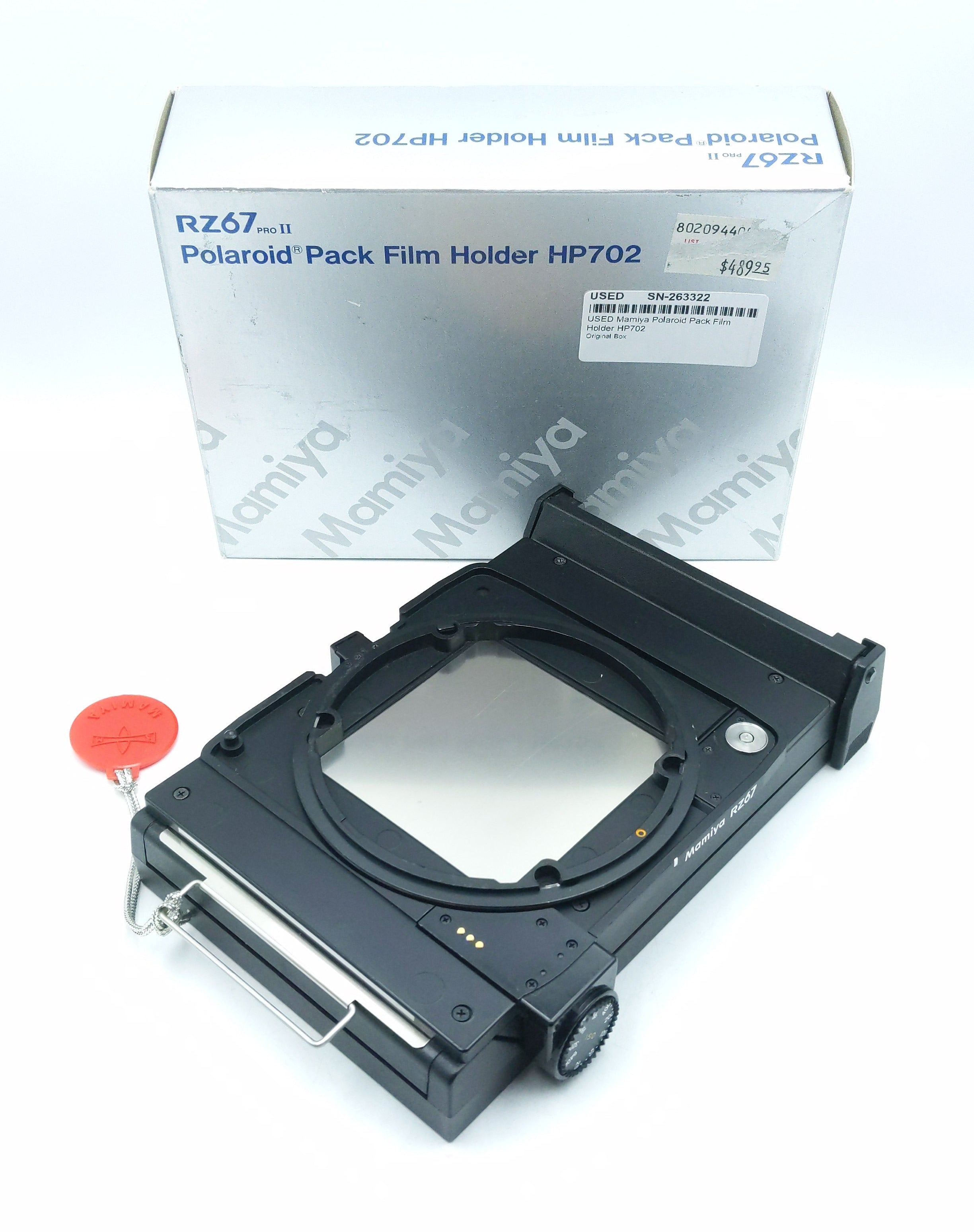 USED Mamiya Polaroid Pack Film Holder HP702