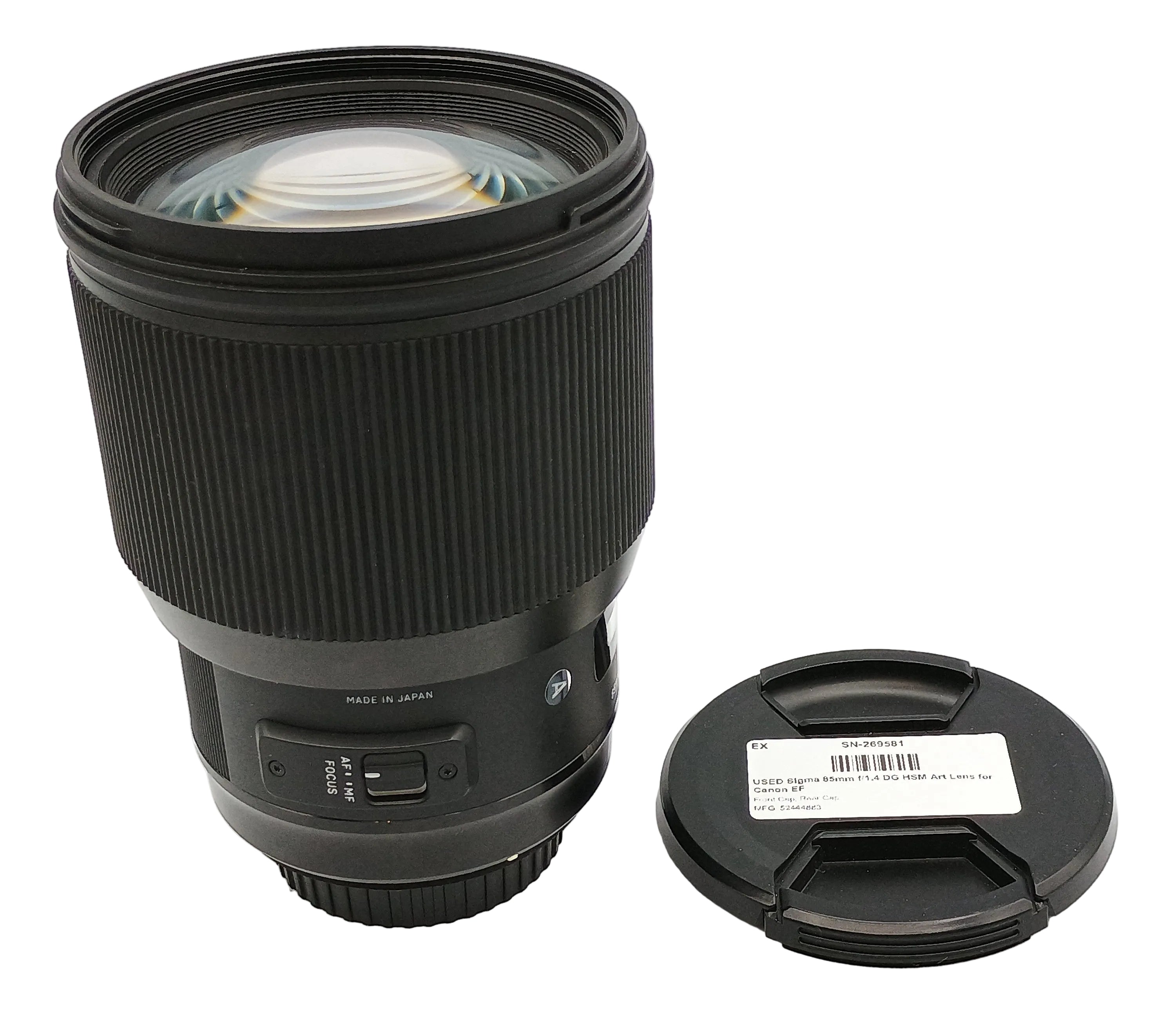 USED Sigma 85mm f/1.4 DG HSM Art Lens for Canon EF