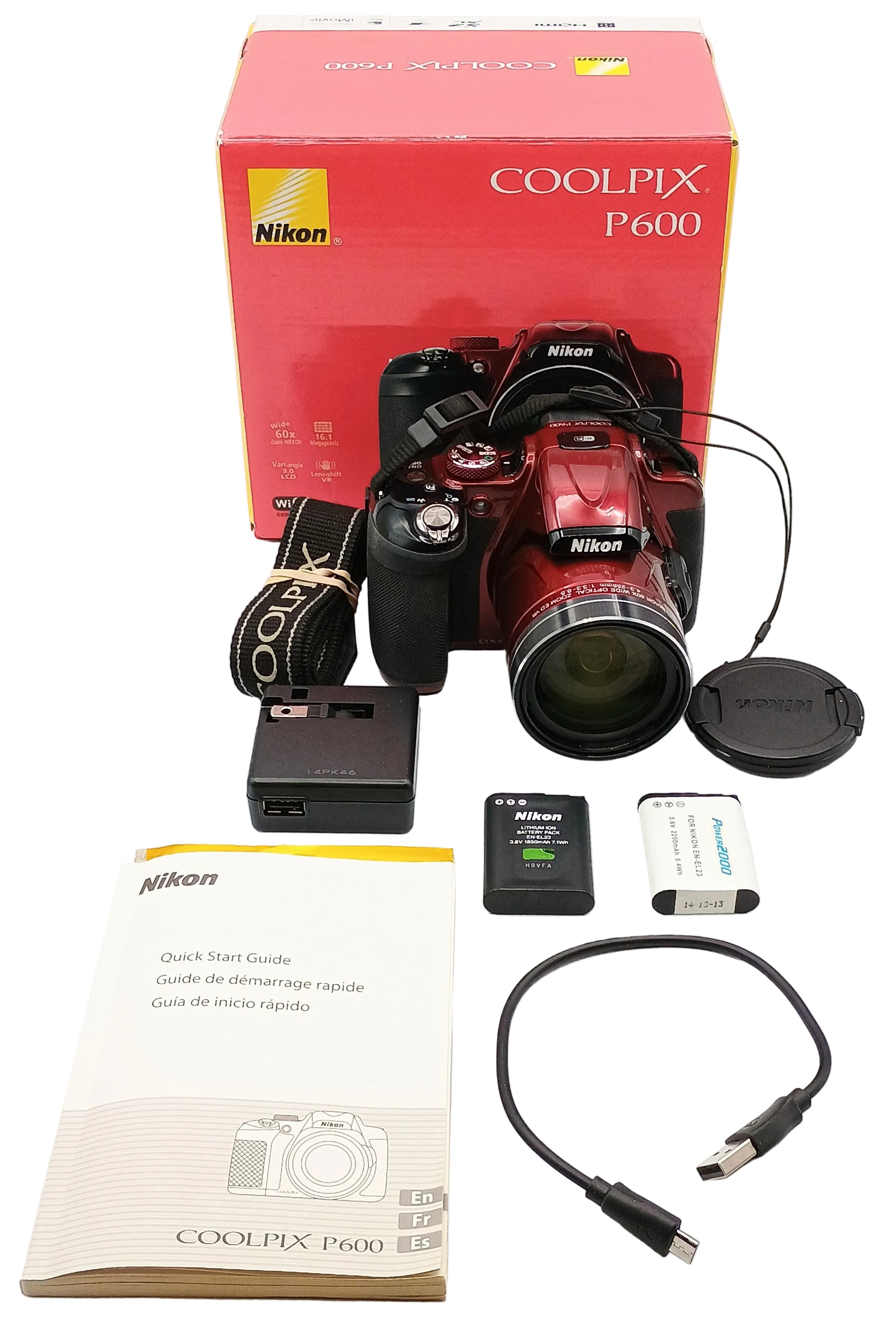 USED Nikon Coolpix P600 Red