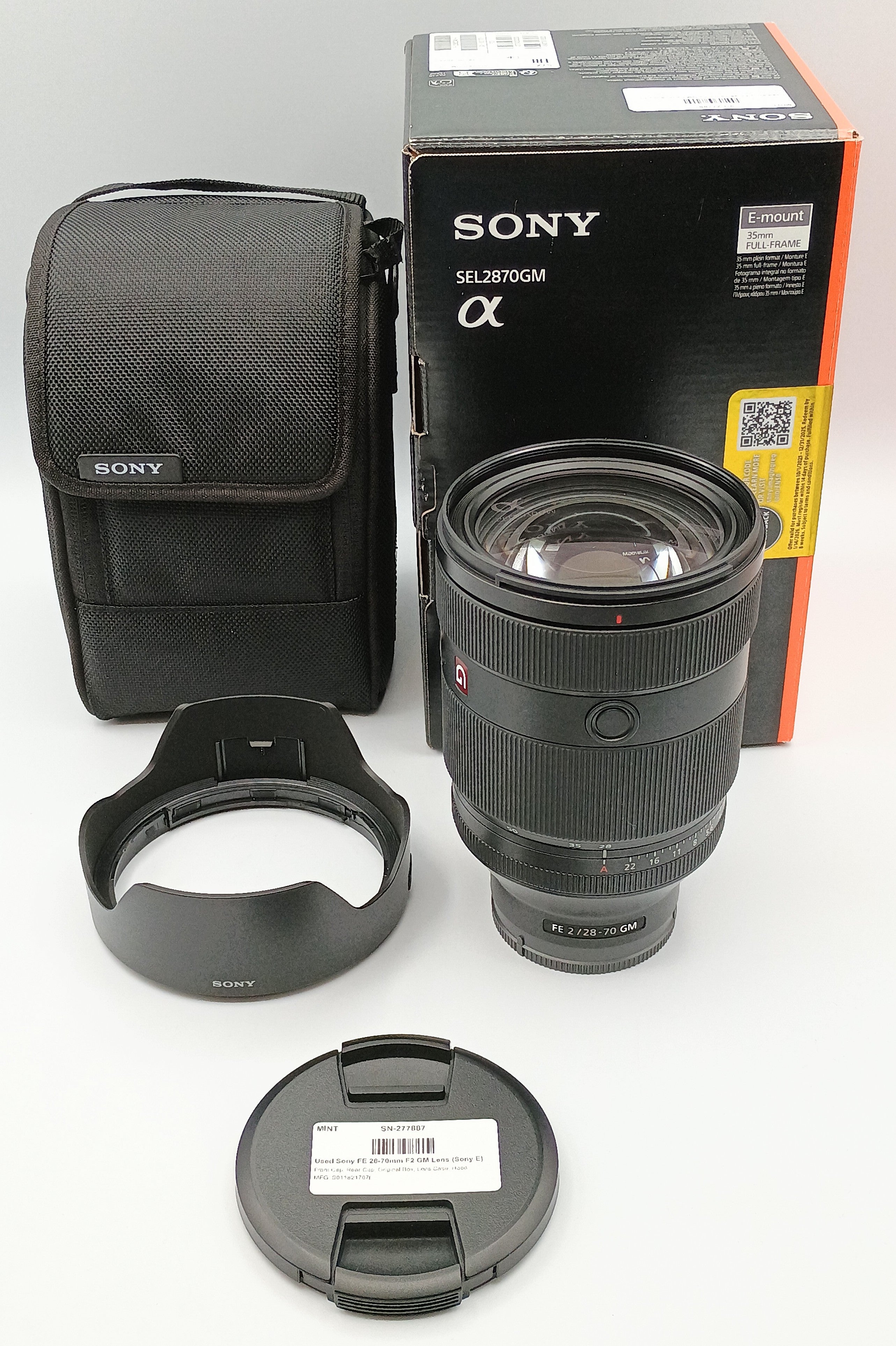 Used Sony FE 28-70mm F2 GM Lens (Sony E)