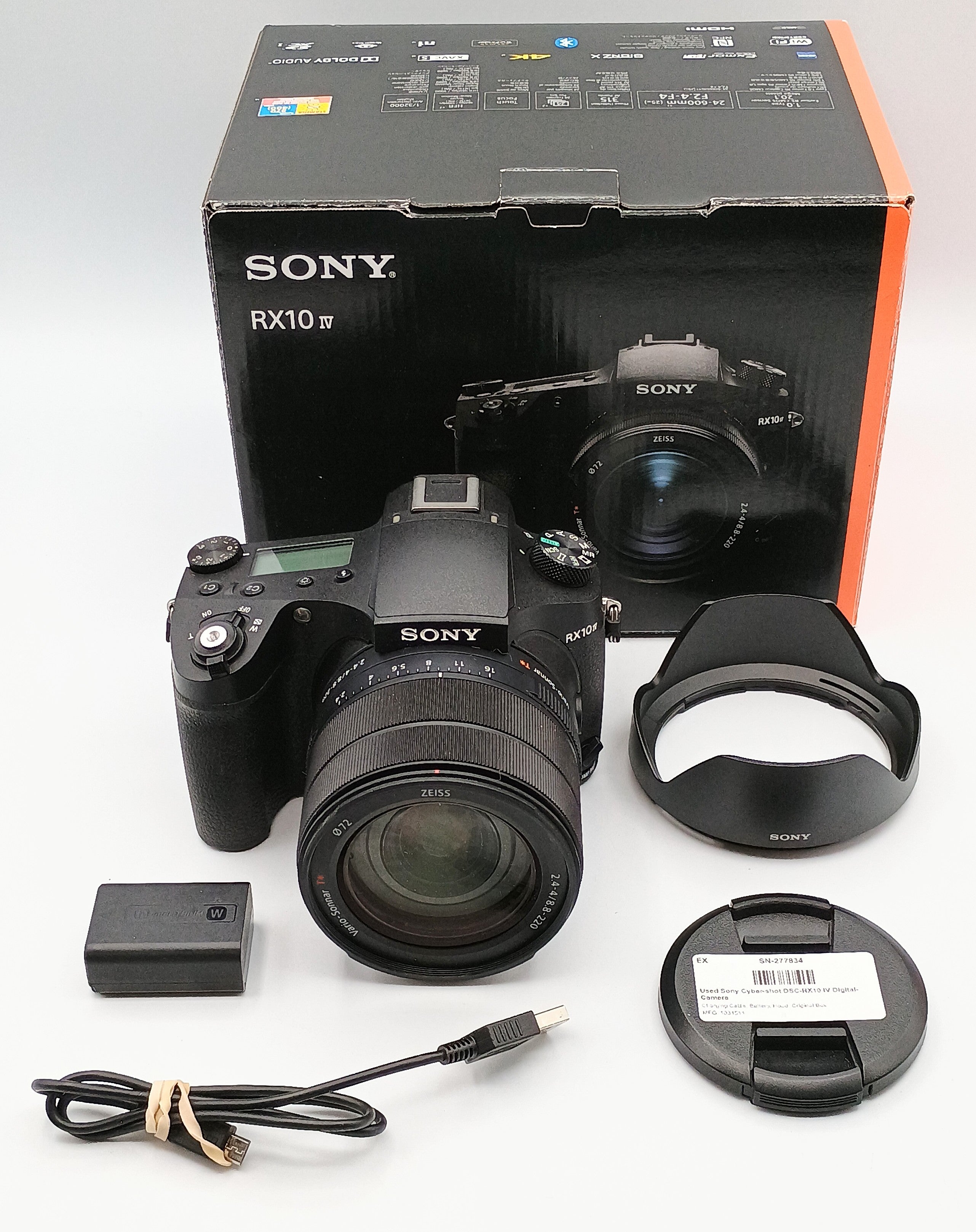 Used Sony Cyber-shot DSC-RX10 IV Digital Camera